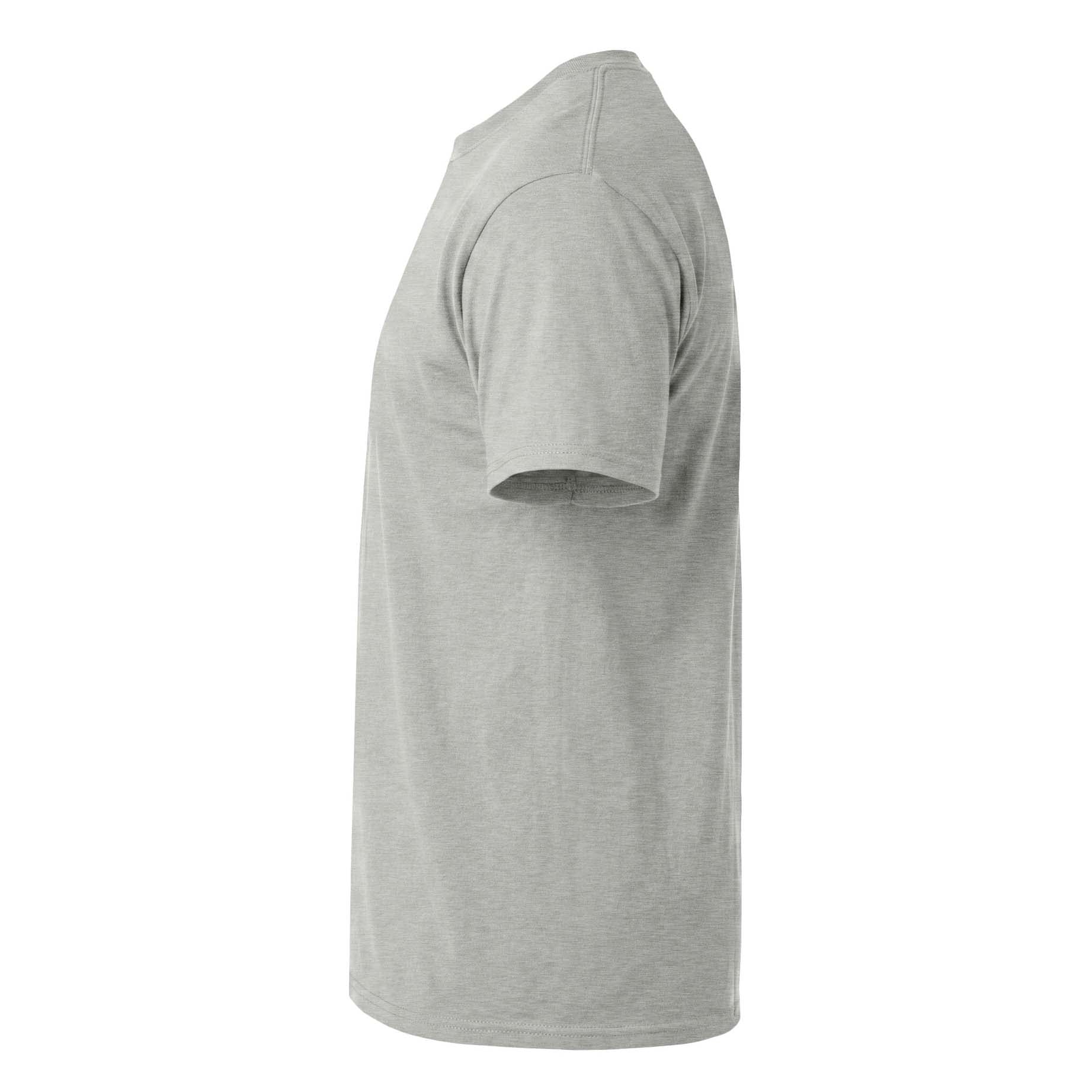 Hanes 5280 custom short sleeve t-shirt in ash, left side view