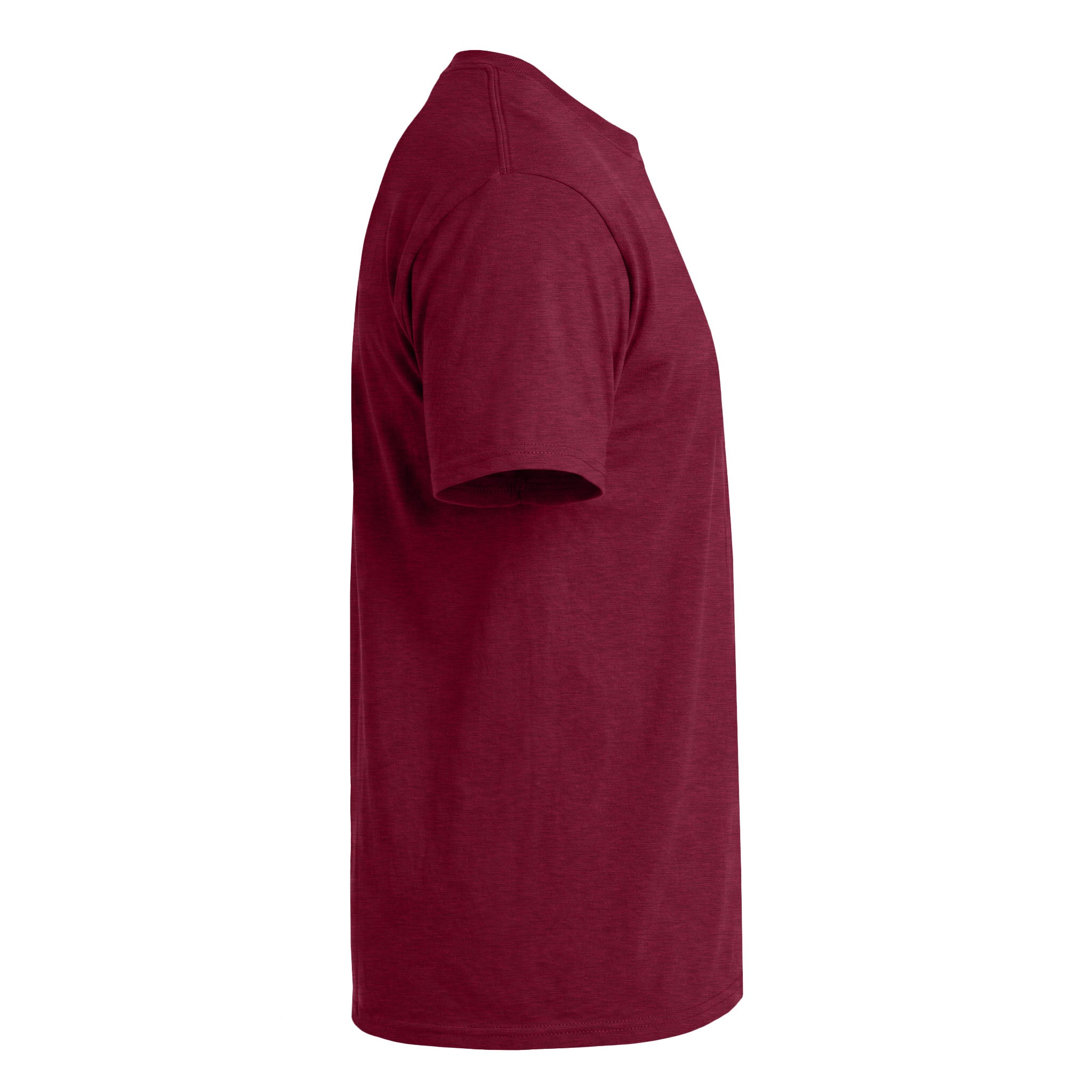 Hanes 5280 custom short sleeve t-shirt in athletic cardinal, right side view