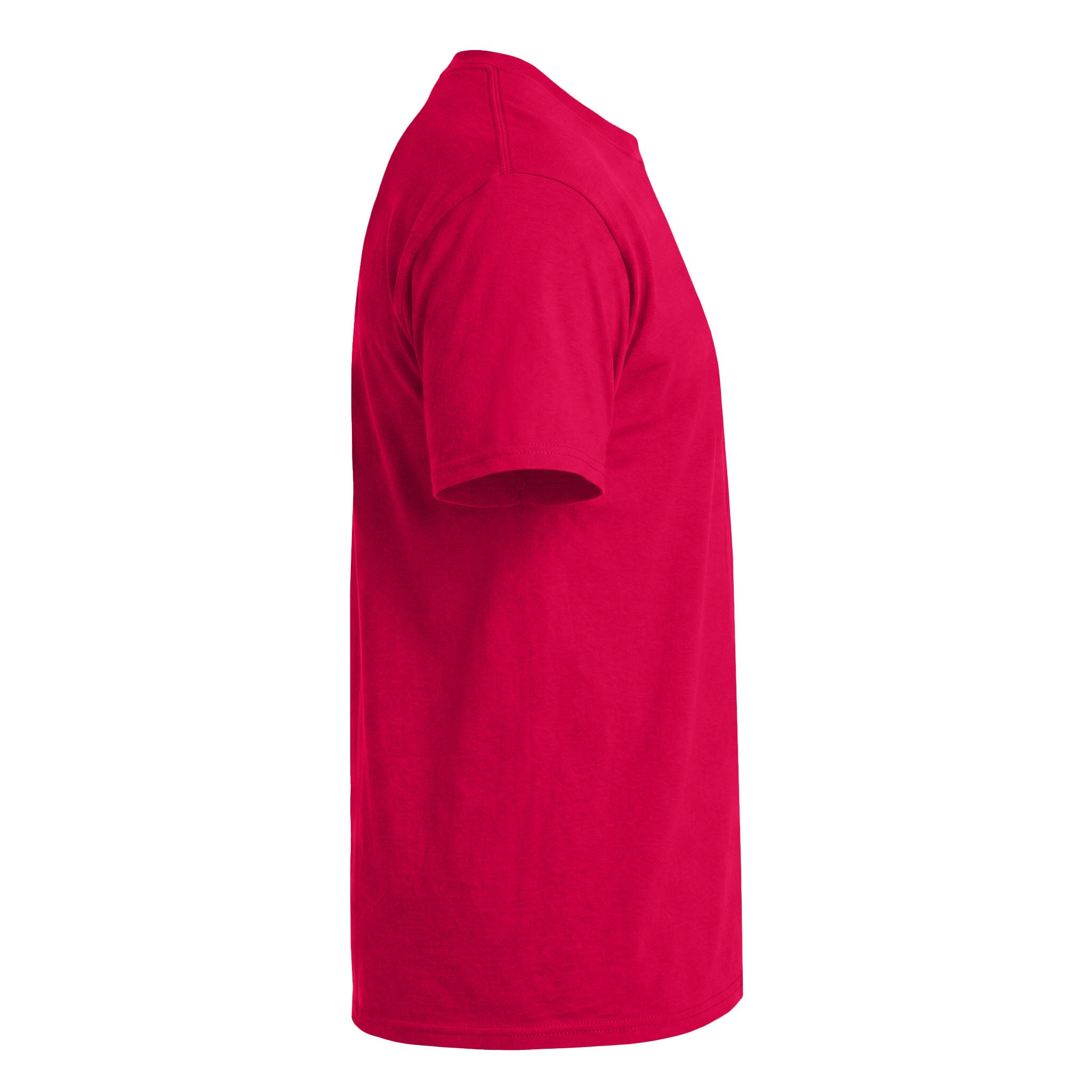 Hanes 5280 custom short sleeve t-shirt in athletic crimson, right side view