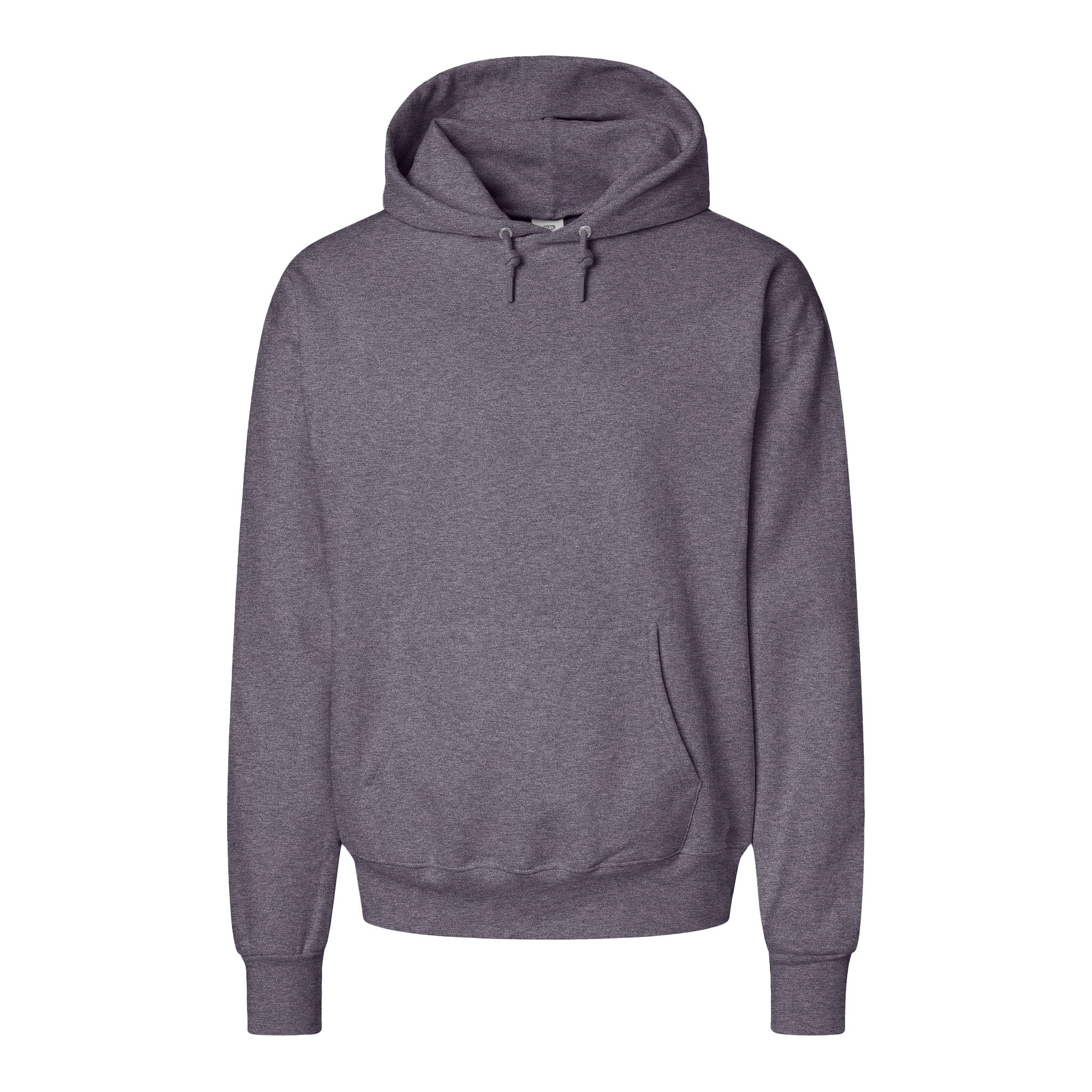 Hanes F170 custom hoodie in charcoal heather, front view