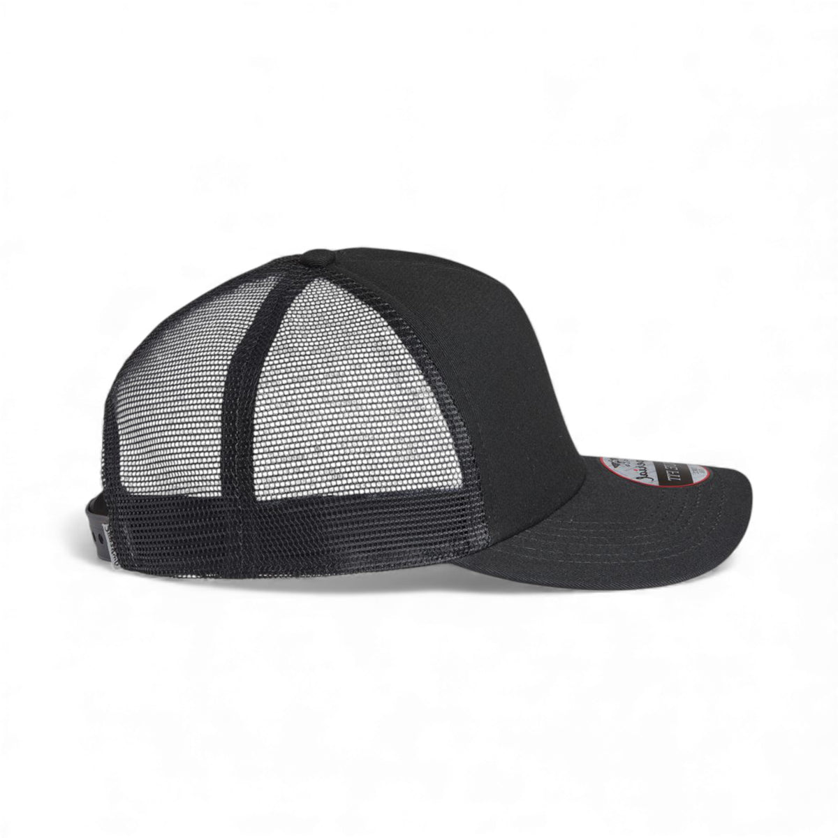 Right side view of Imperial 1287 custom hat in black
