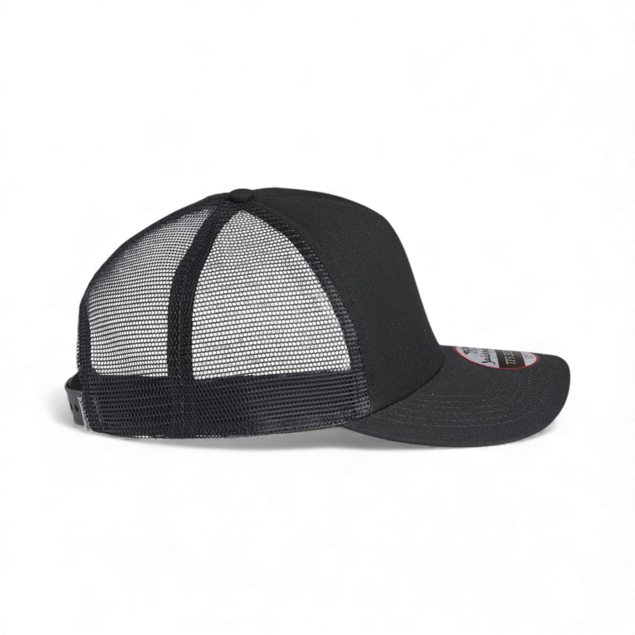 Right side view of Imperial 1287 custom hat in black