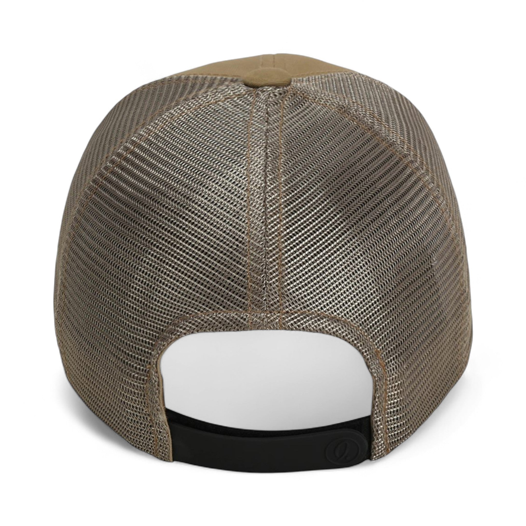 Back view of Imperial 1988M custom hat in khaki