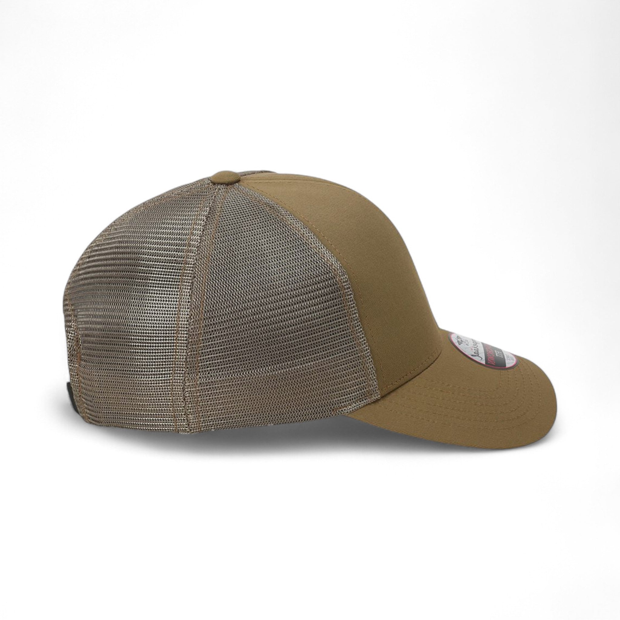 Right side view of Imperial 1988M custom hat in khaki