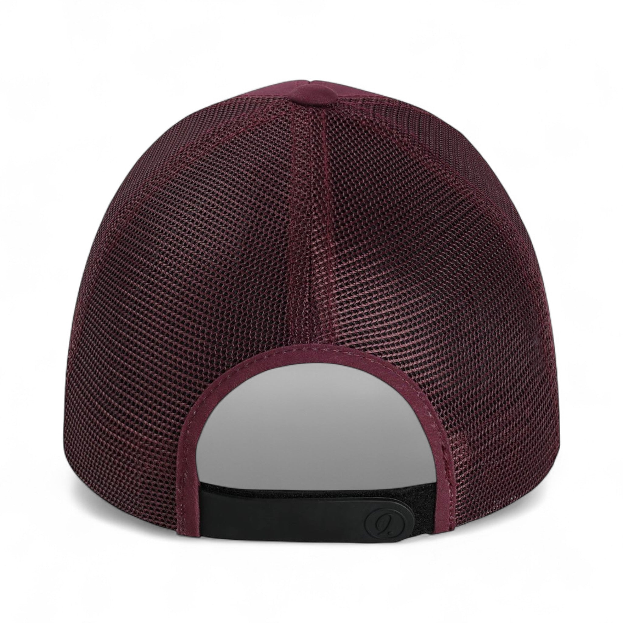 Back view of Imperial 4074 custom hat in maroon