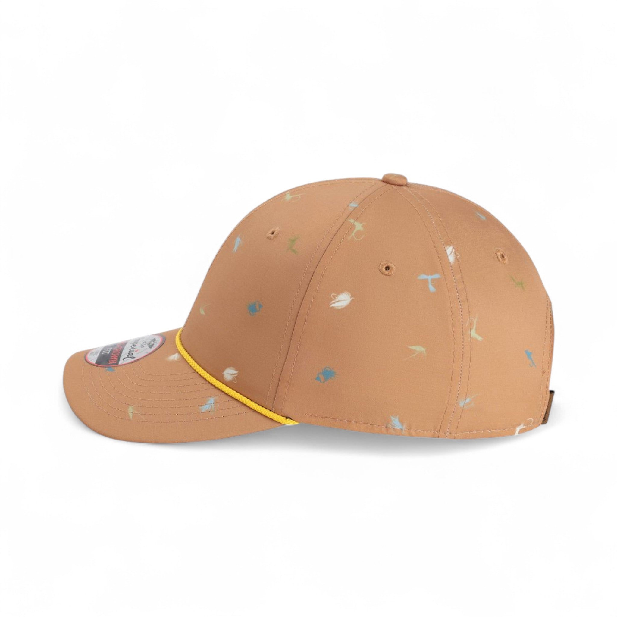 Left side view of Imperial 5058 custom hat in buckthorn brown