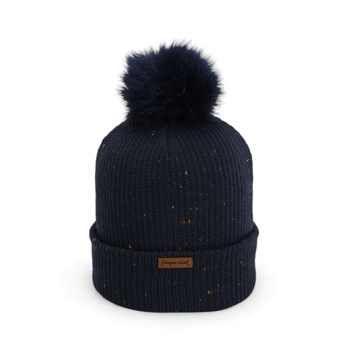 Back view of Imperial 6014 custom hat in navy