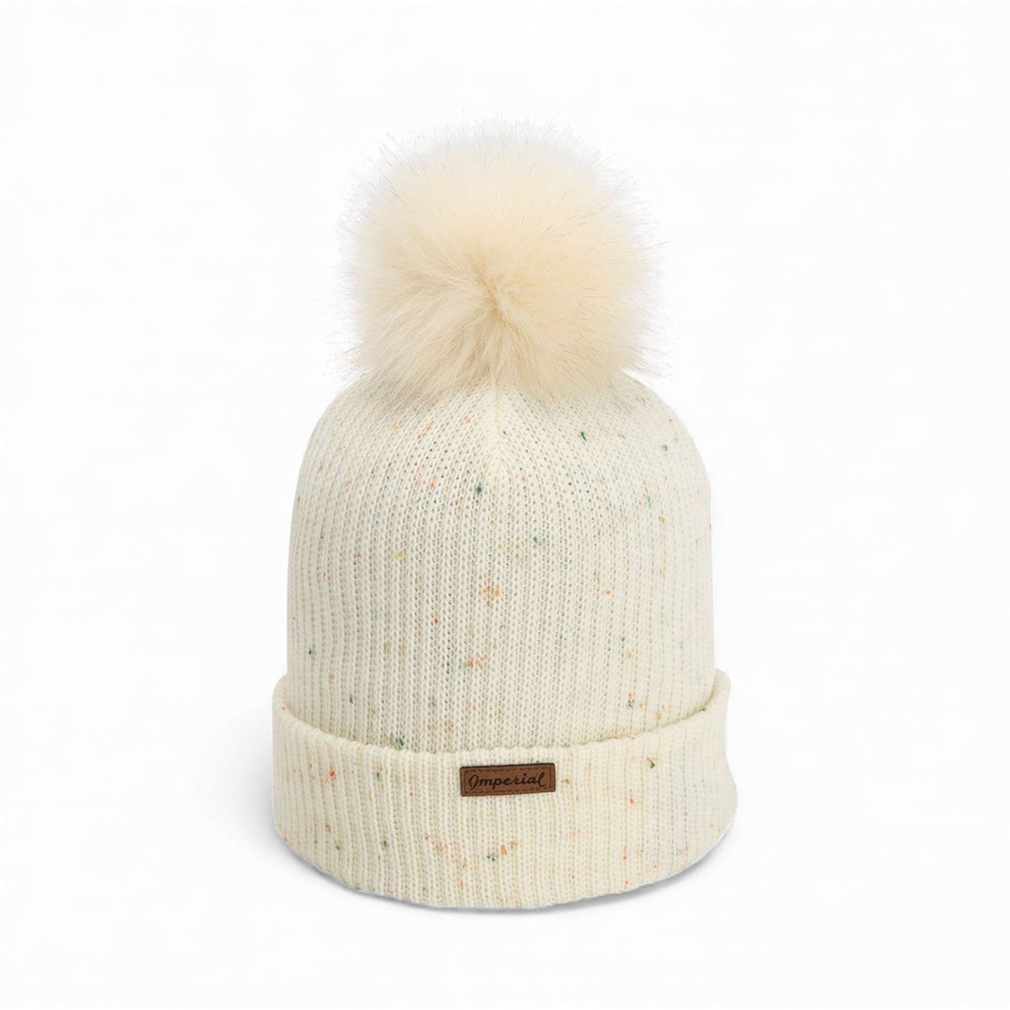 Back view of Imperial 6014 custom hat in putty