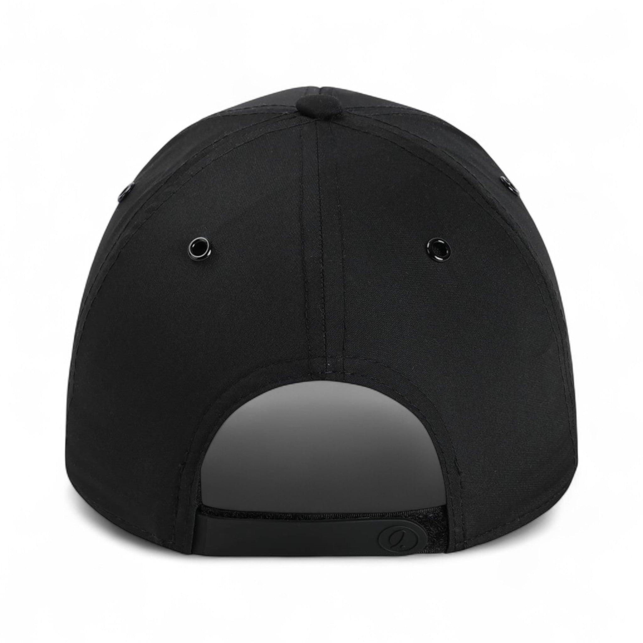 Back view of Imperial 6054 custom hat in black
