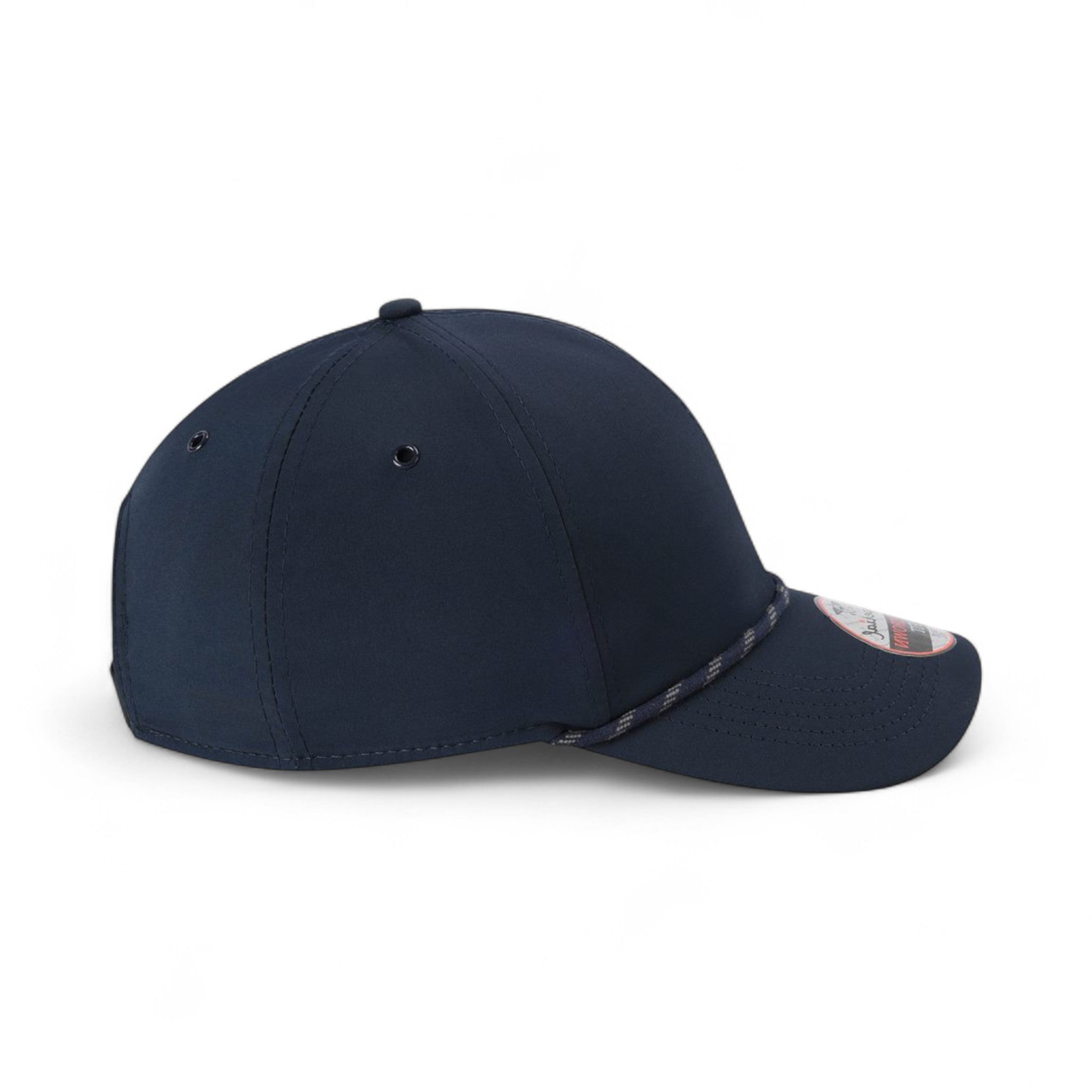 Right side view of Imperial 6054 custom hat in navy