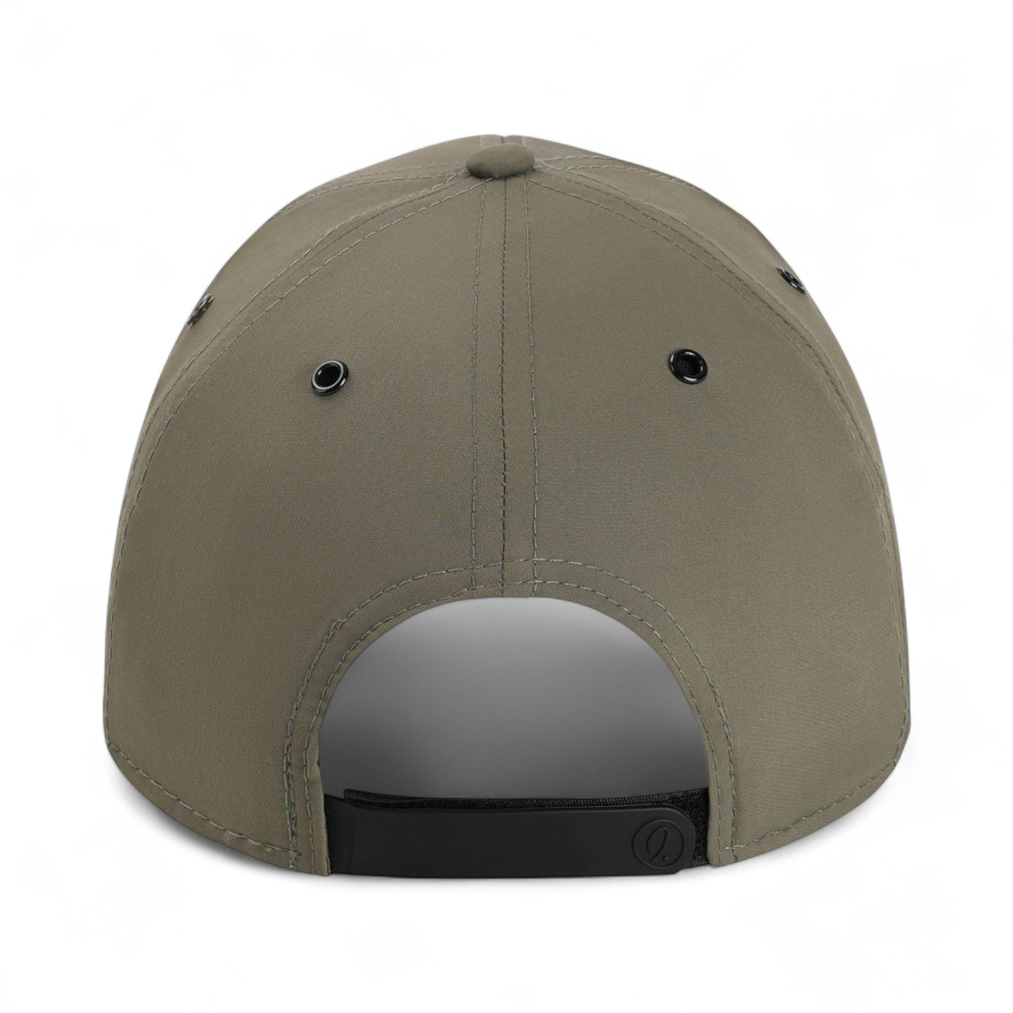 Back view of Imperial 6054 custom hat in olive