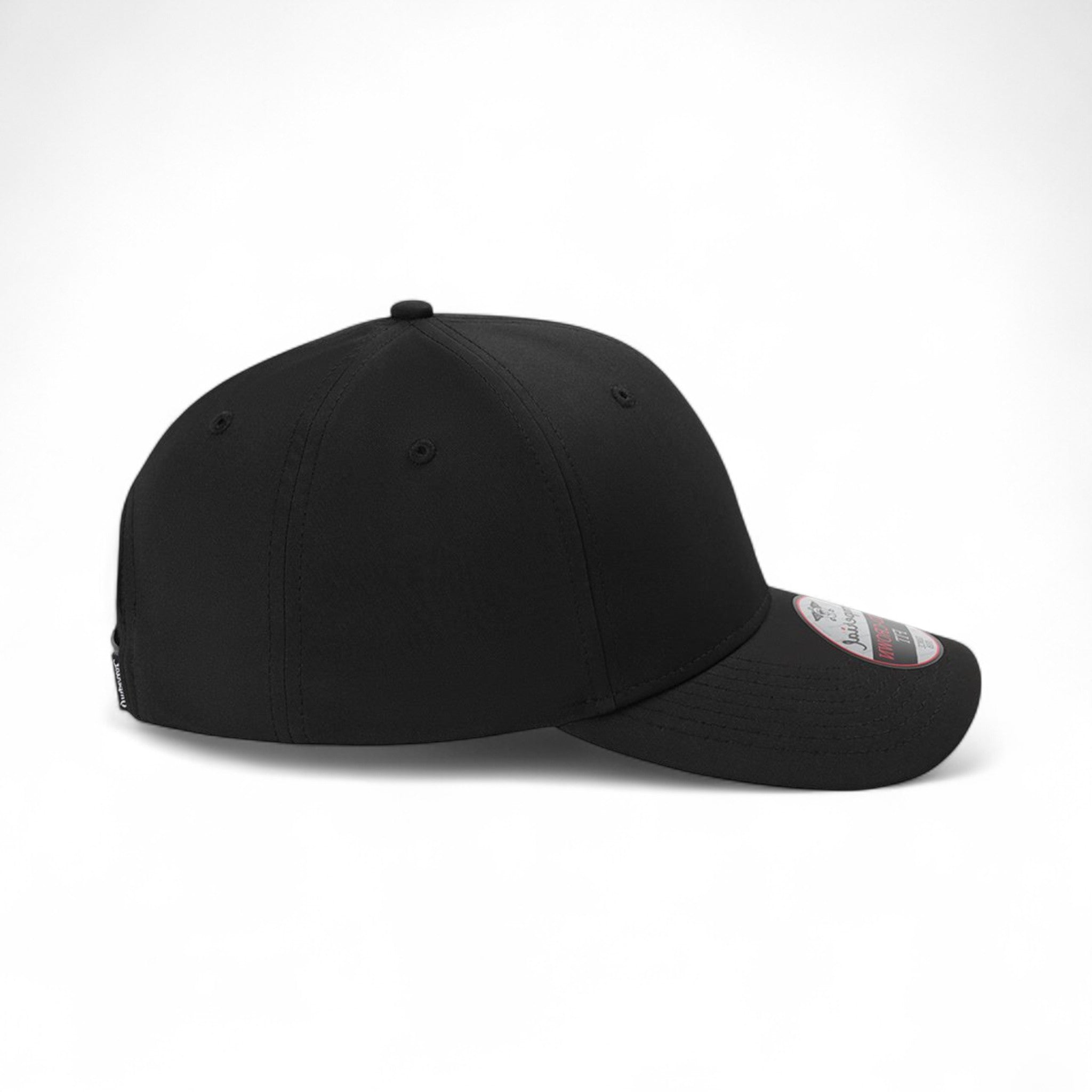 Right side view of Imperial 7054N custom hat in black