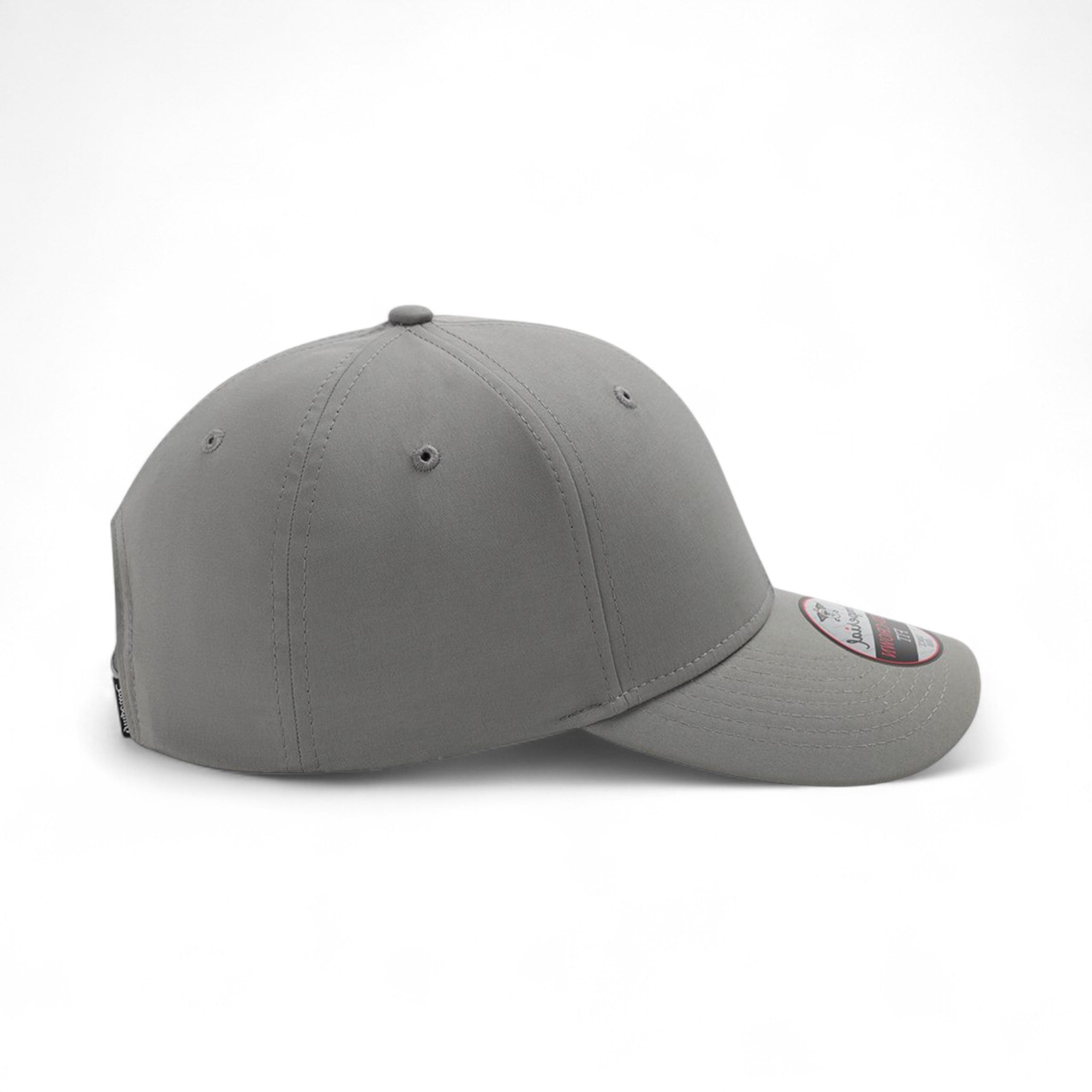Right side view of Imperial 7054N custom hat in grey