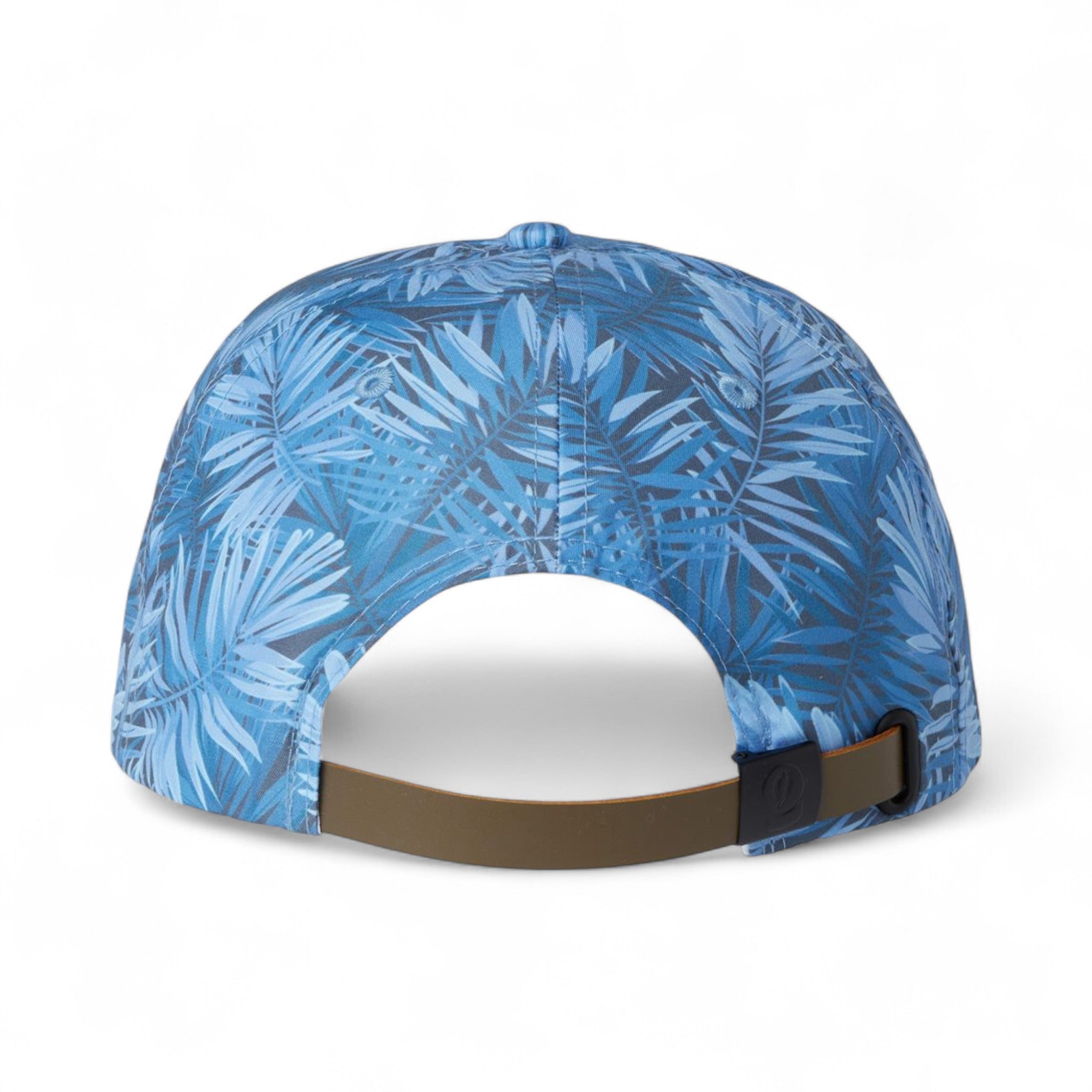 Back view of Imperial DNA010 custom hat in blue hawai'in