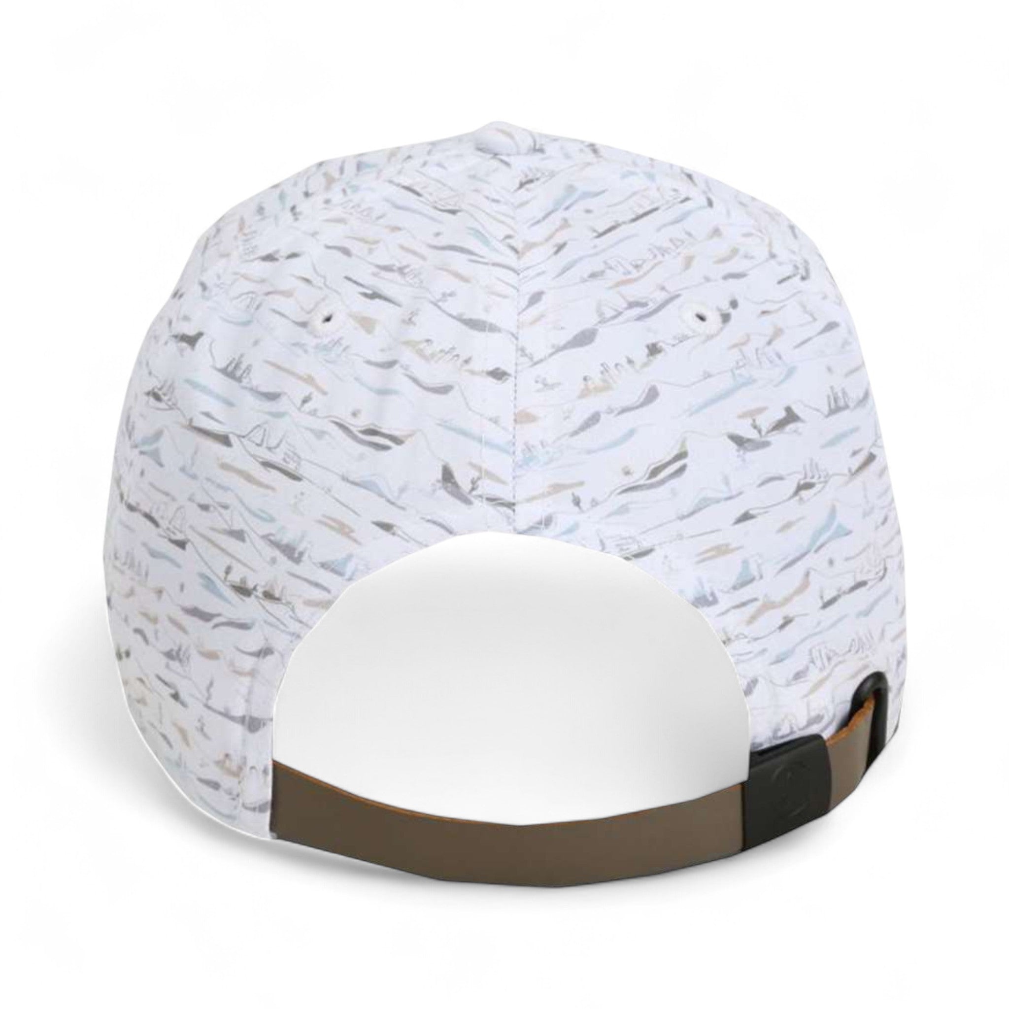 Back view of Imperial DNA010 custom hat in desert