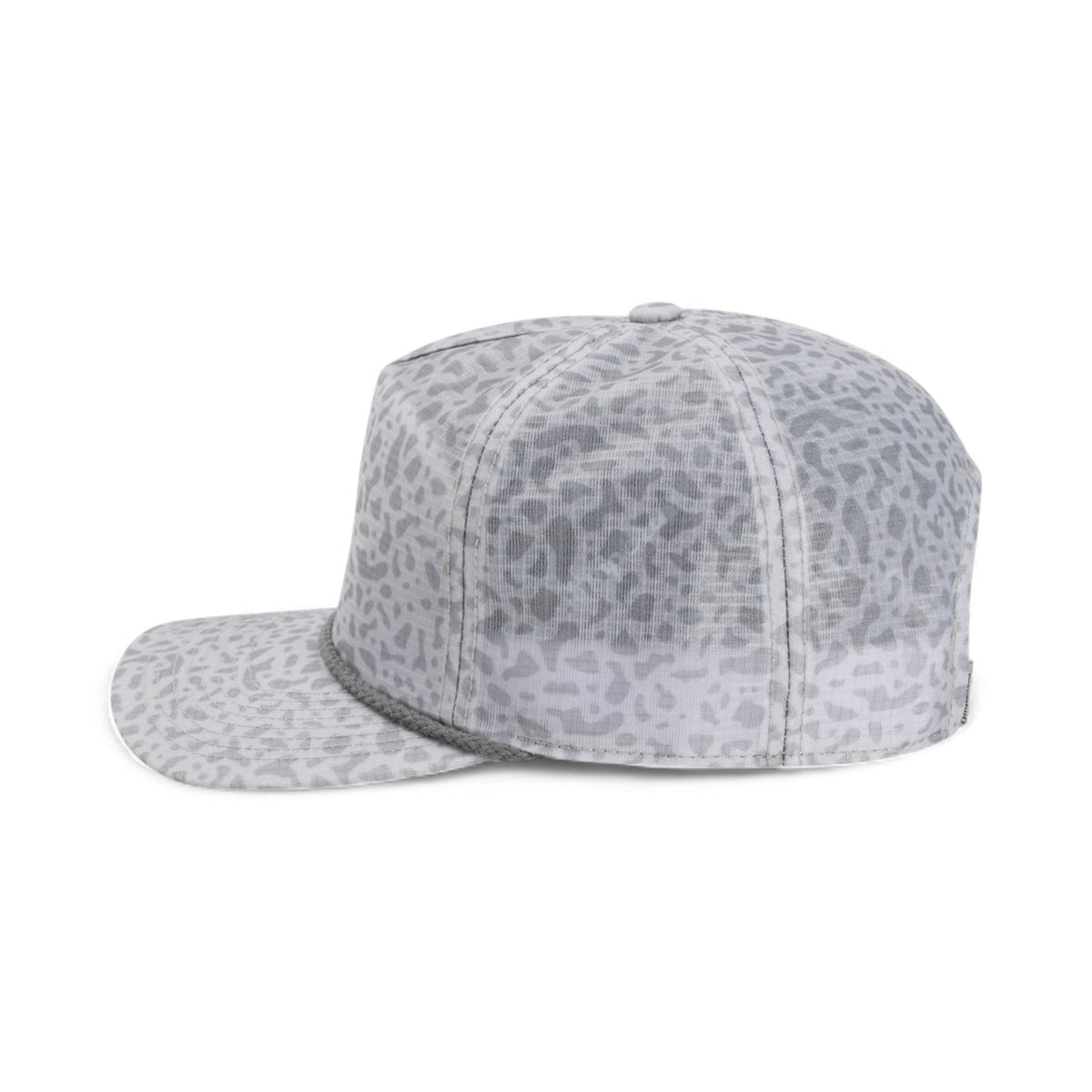 Left side view of Imperial DNA012 custom hat in trout grey