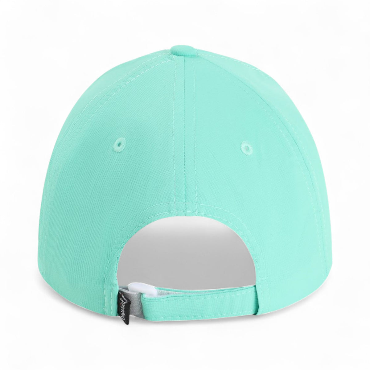Back view of Imperial L210P custom hat in aqua