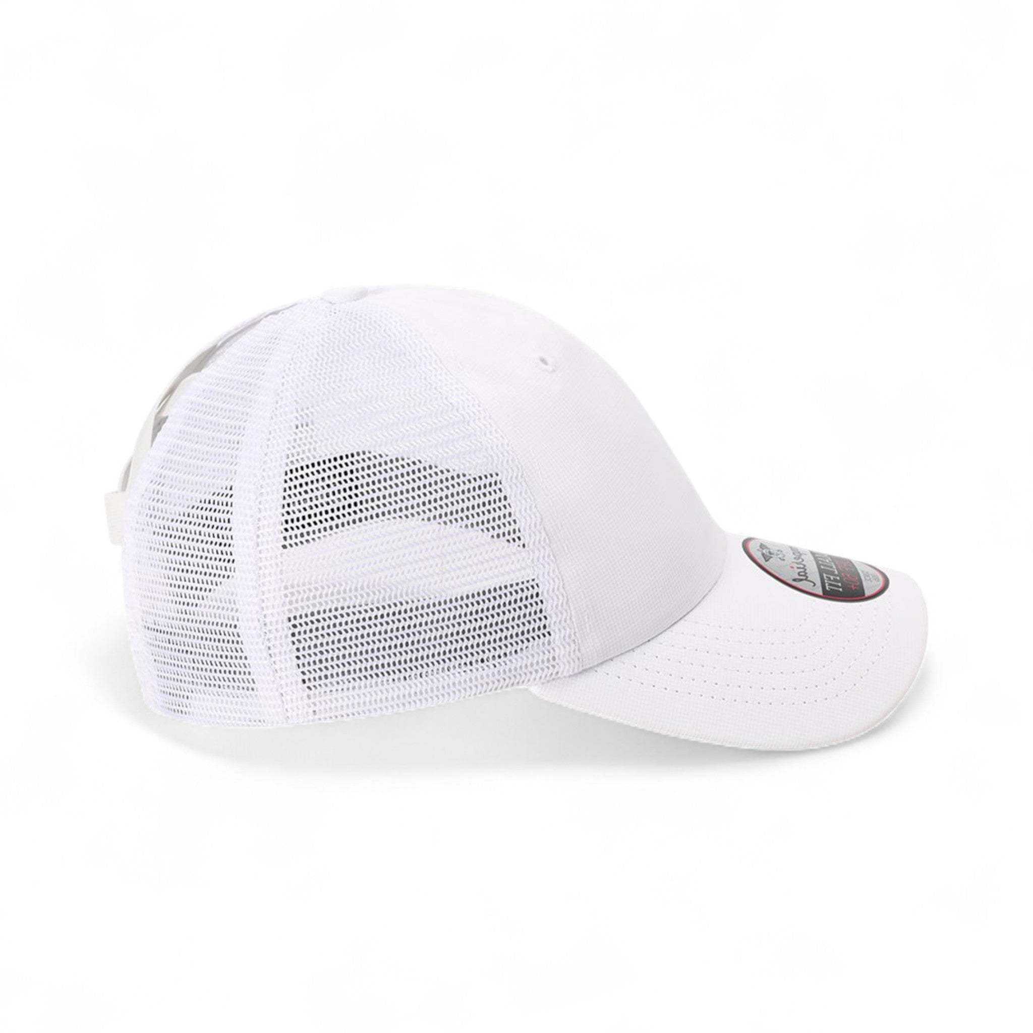 Right side view of Imperial L338M custom hat in white