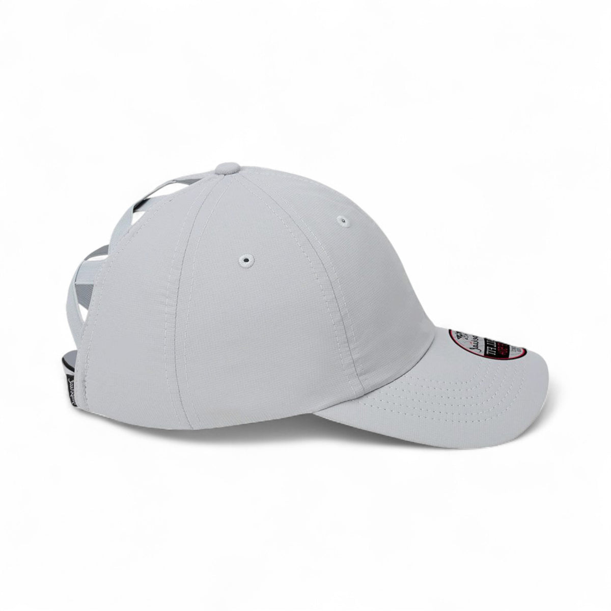 Right side view of Imperial L338 custom hat in fog