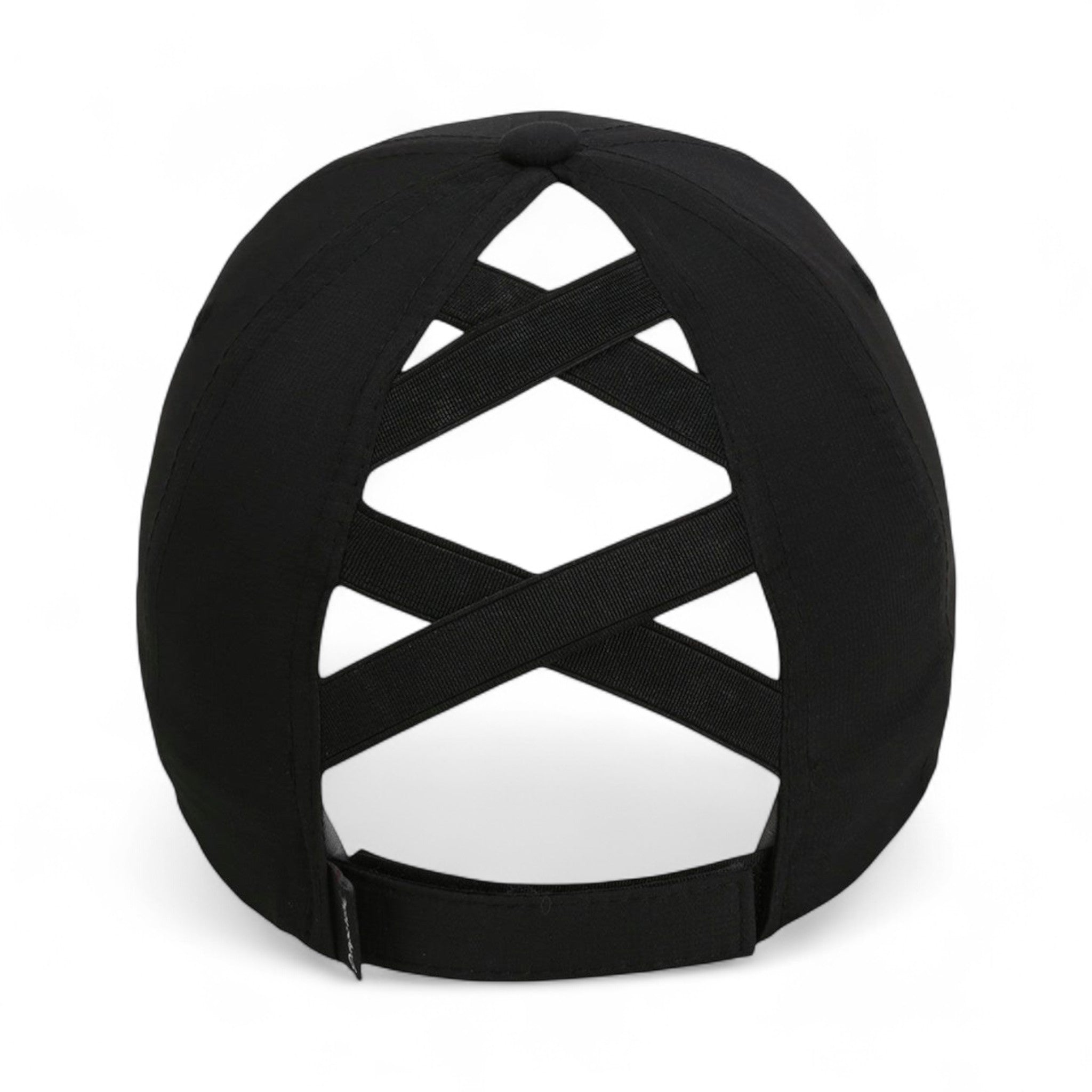 Back view of Imperial L338 custom hat in black