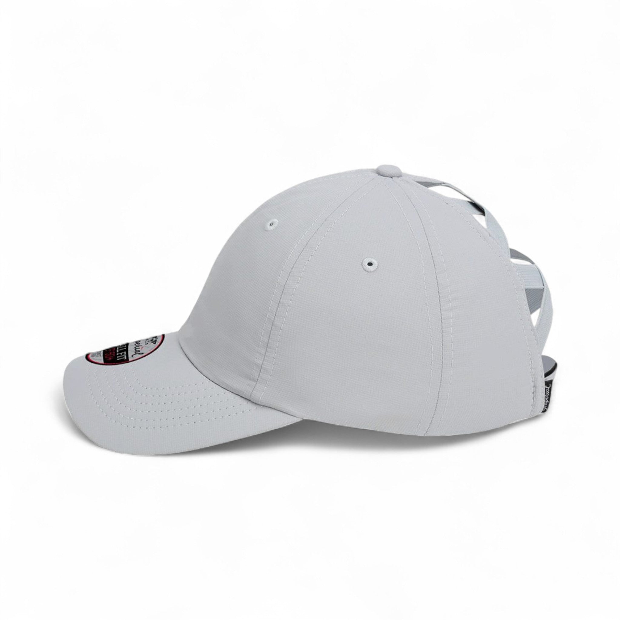 Left side view of Imperial L338 custom hat in fog