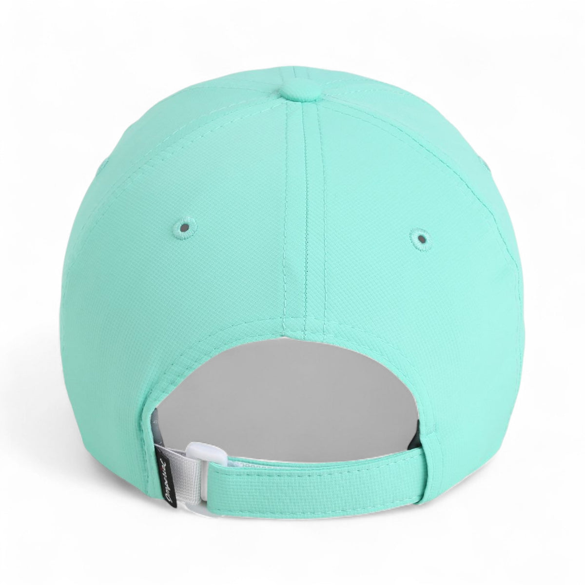 Back view of Imperial X210P custom hat in aqua