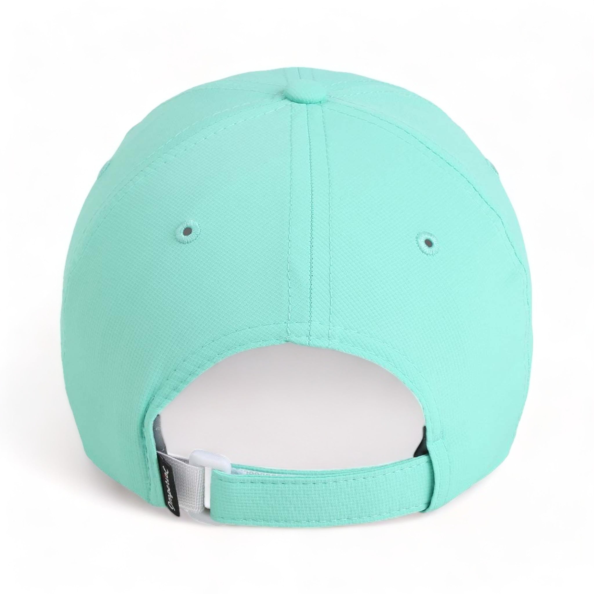 Back view of Imperial X210P custom hat in aqua
