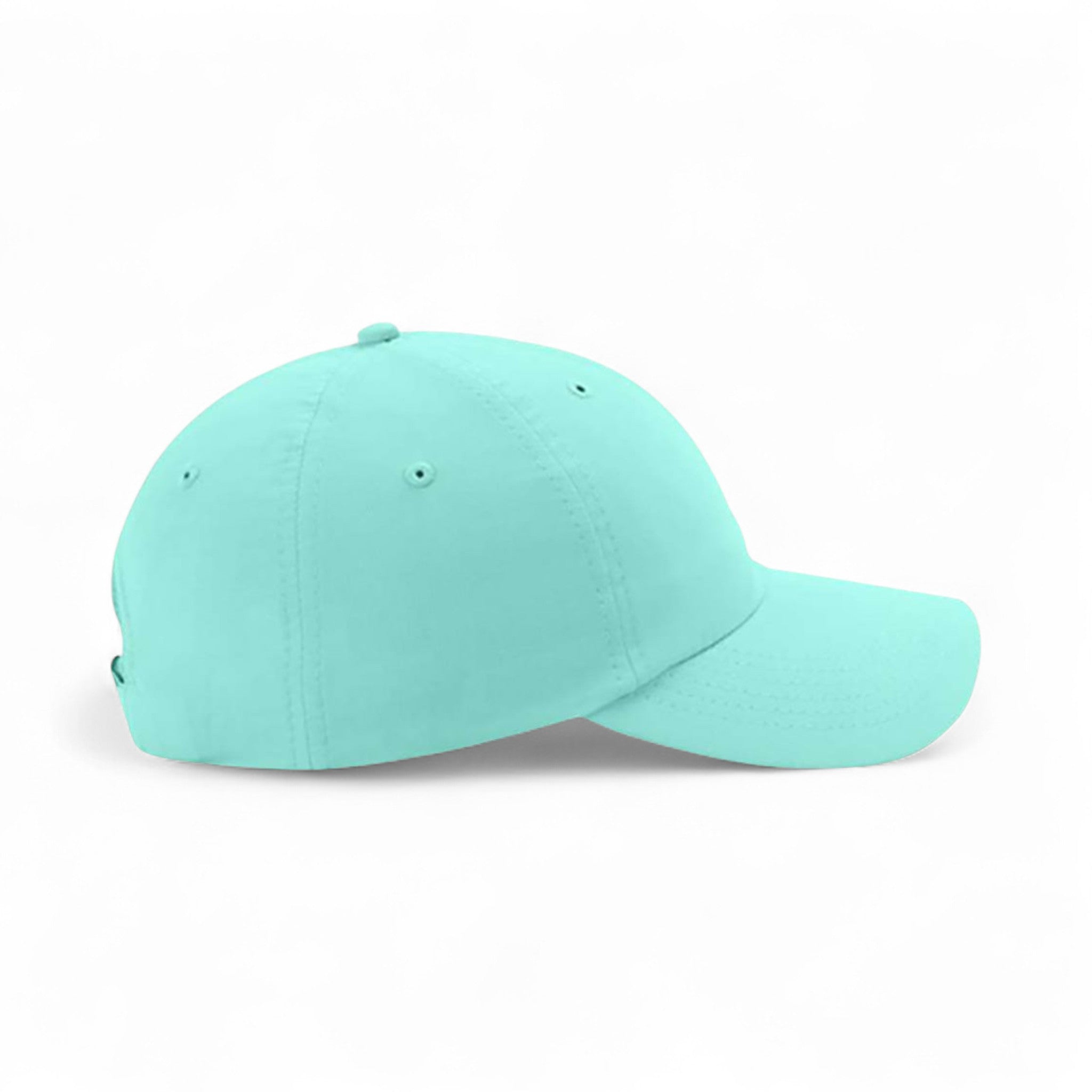 Right side view of Imperial X210P custom hat in aqua