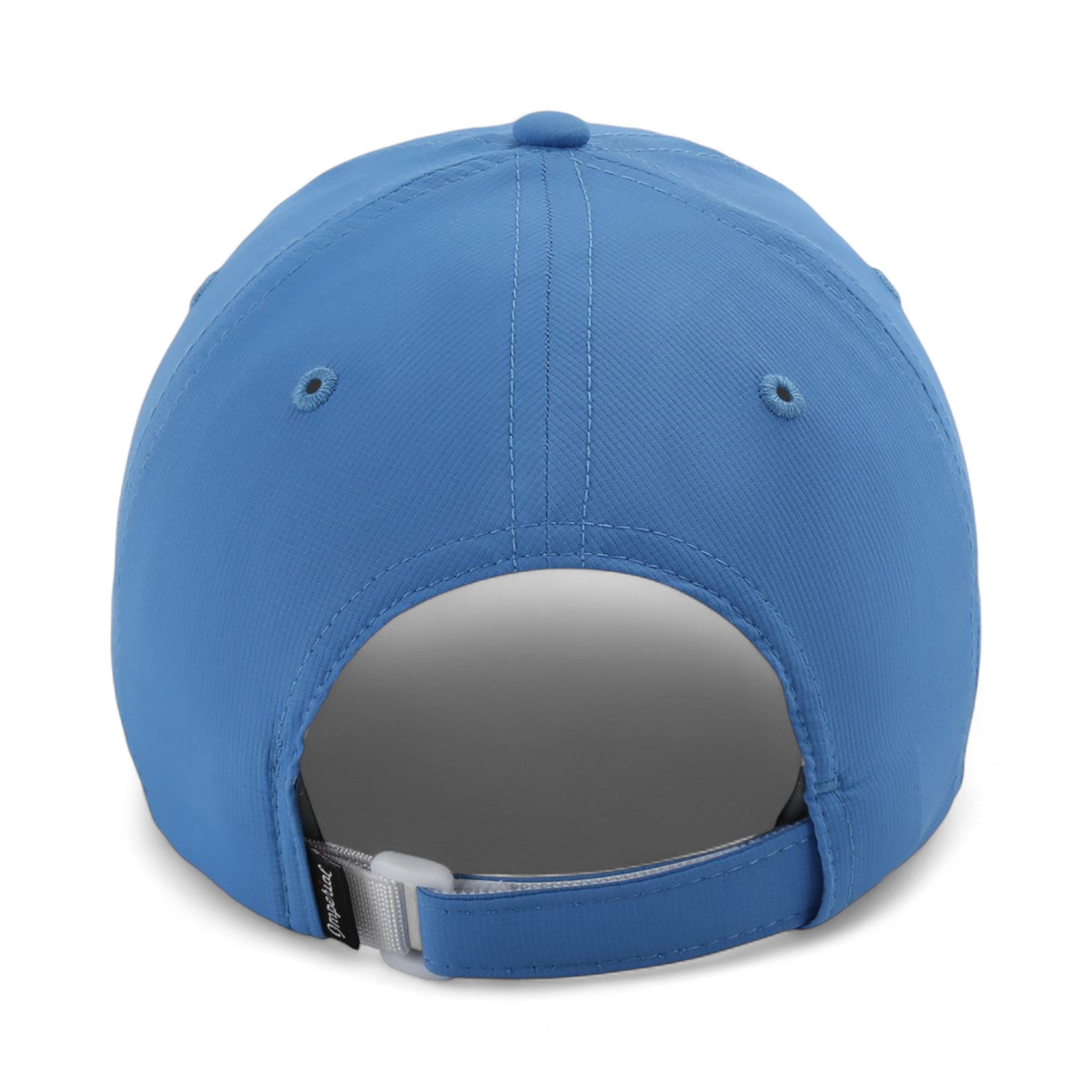 Back view of Imperial X210P custom hat in azure