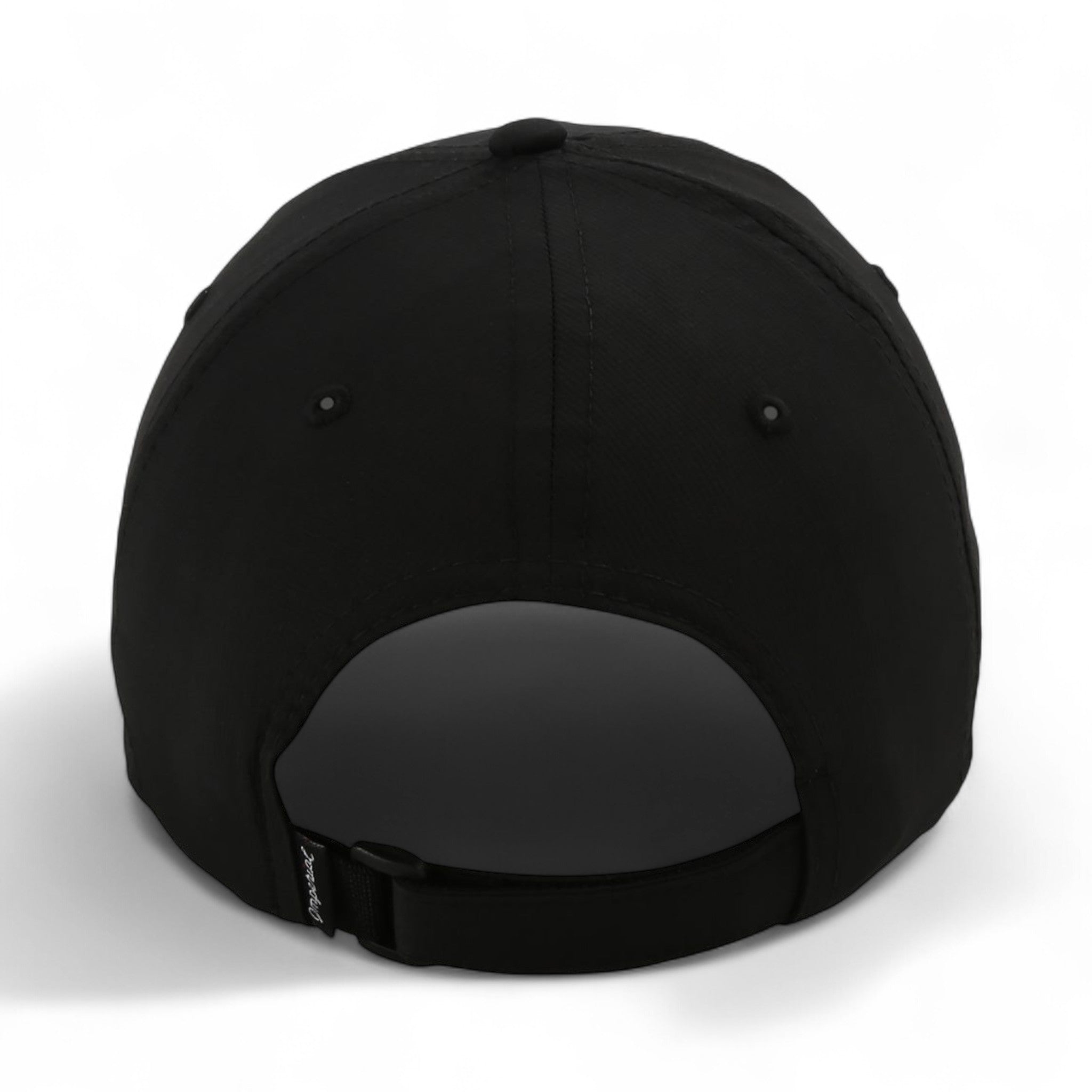 Back view of Imperial X210P custom hat in black