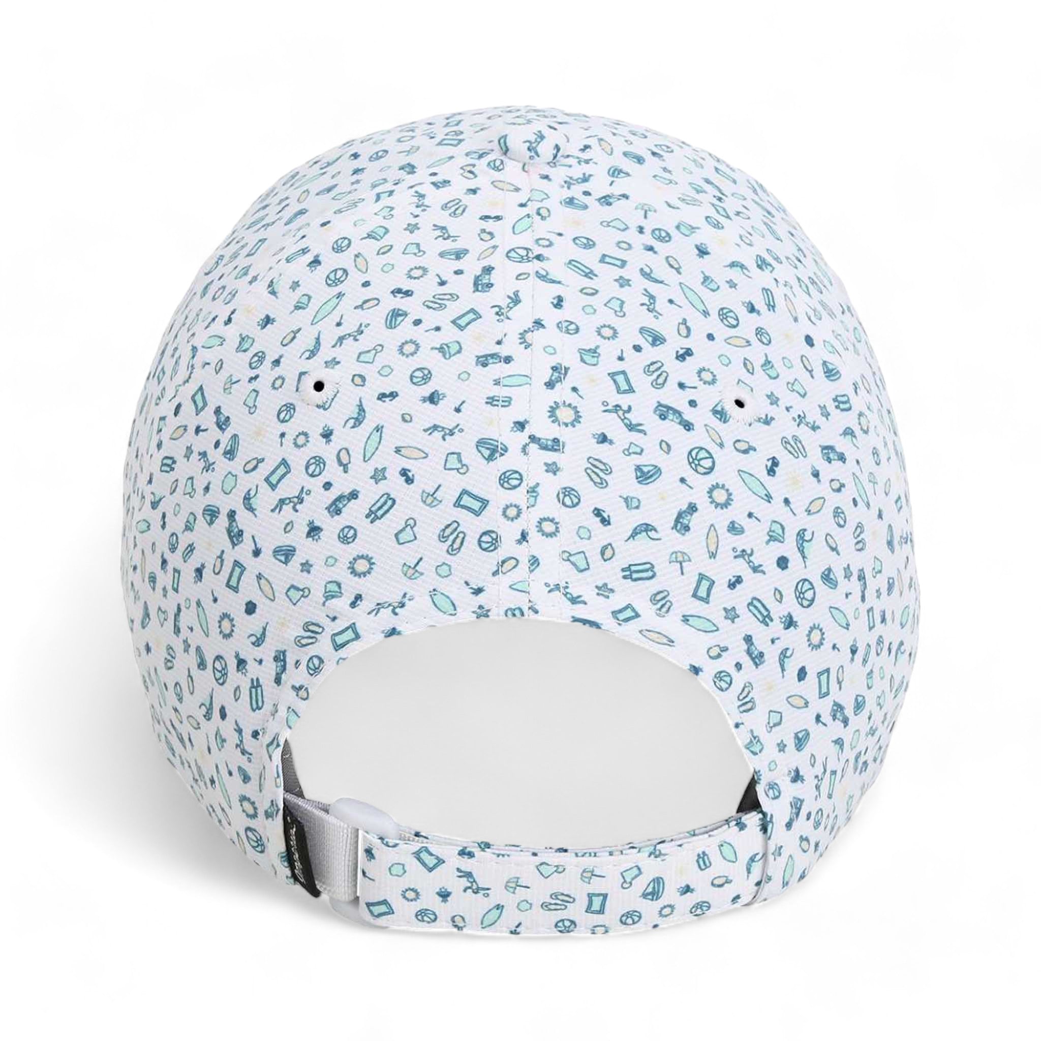 Back view of Imperial X210R custom hat in beach blue
