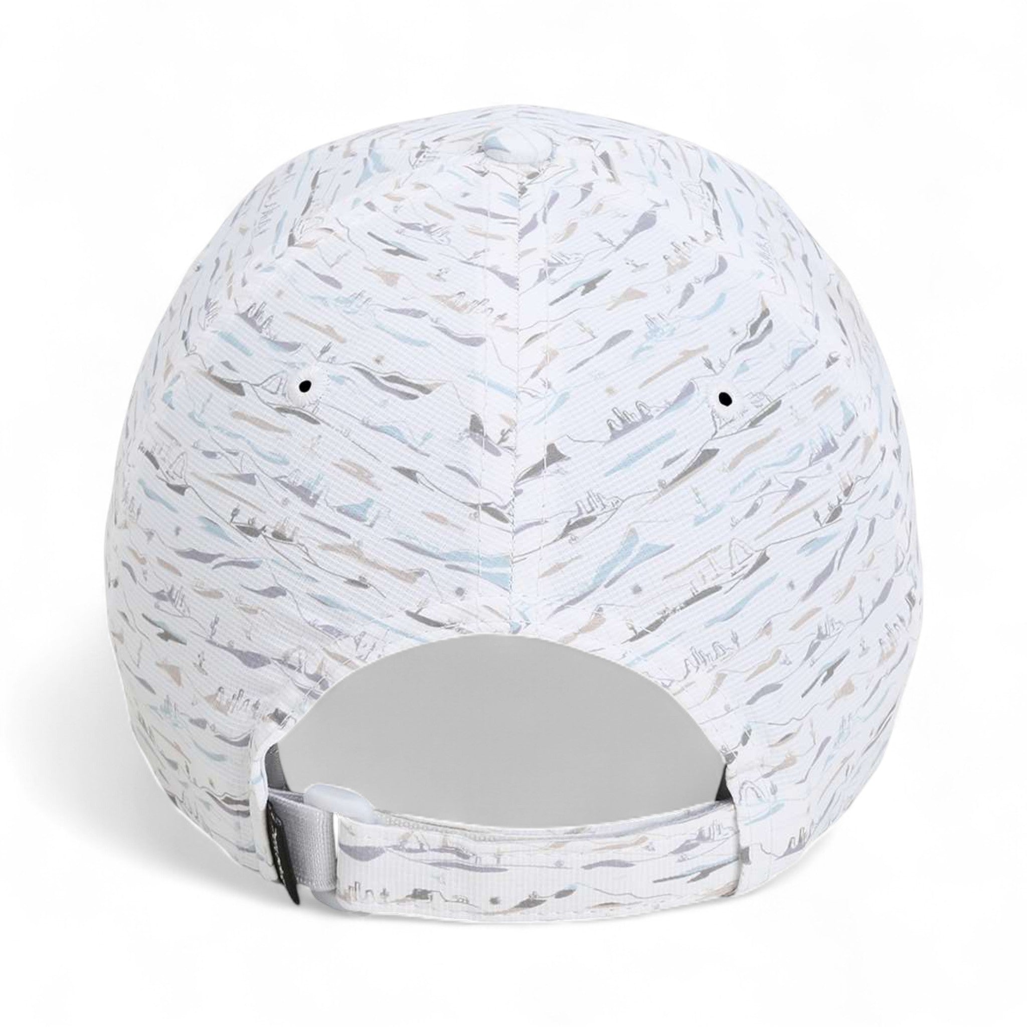 Back view of Imperial X210R custom hat in desert