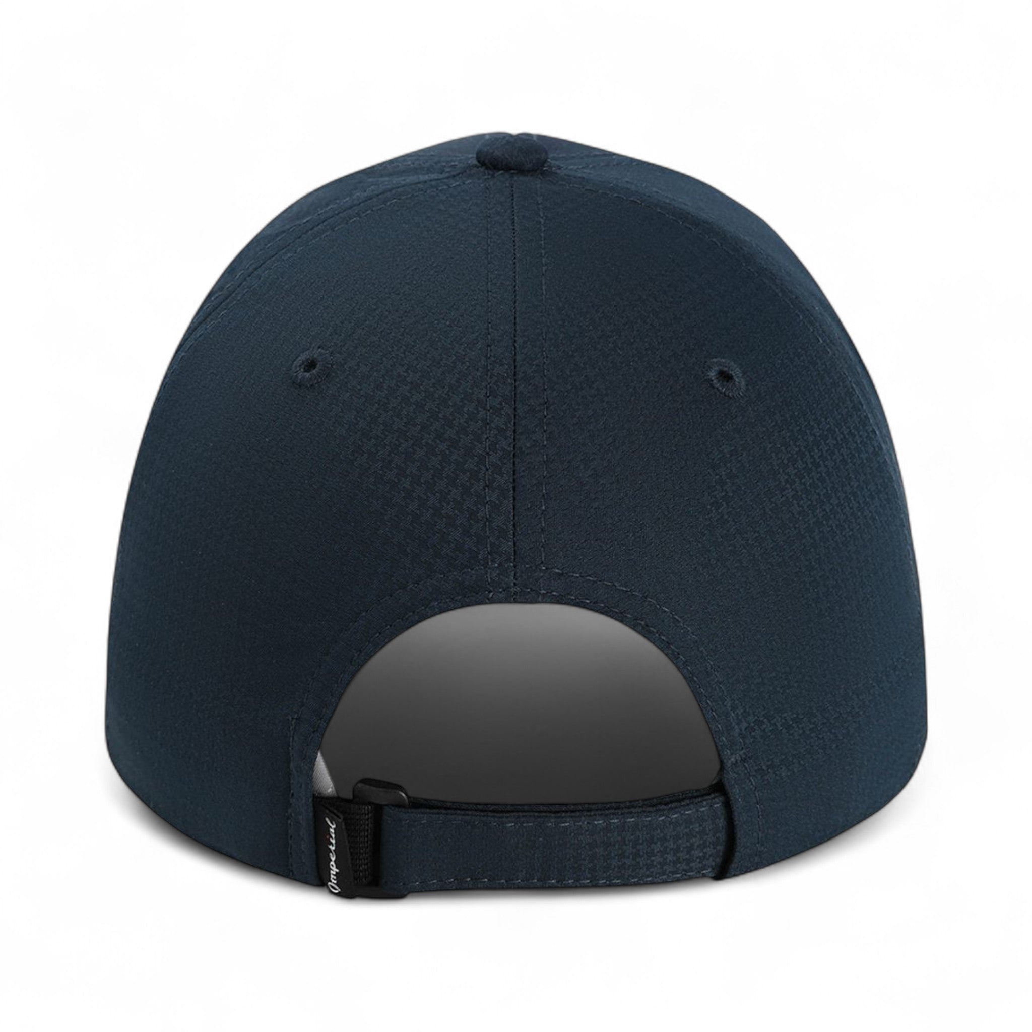 Back view of Imperial X210X custom hat in true navy
