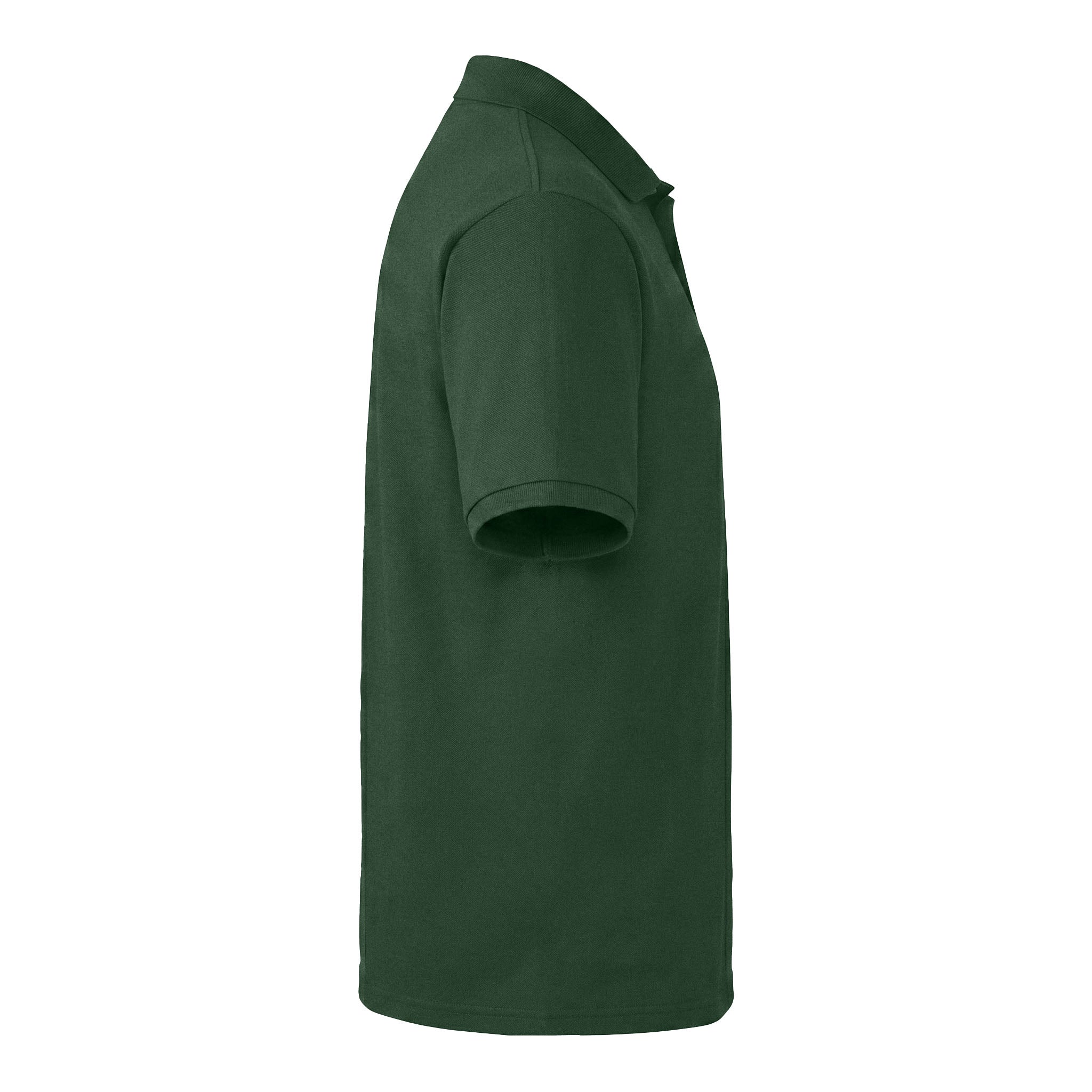 Jerzees 437R custom polo in forest, right side view
