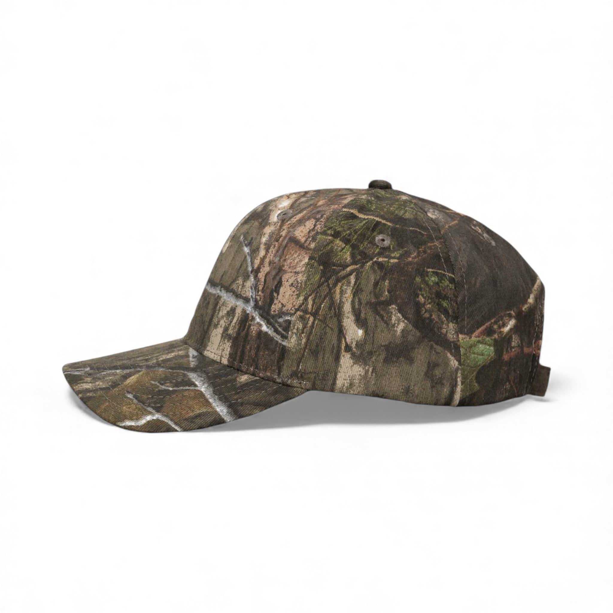 Left side view of Kati LC10 custom hat in country dna