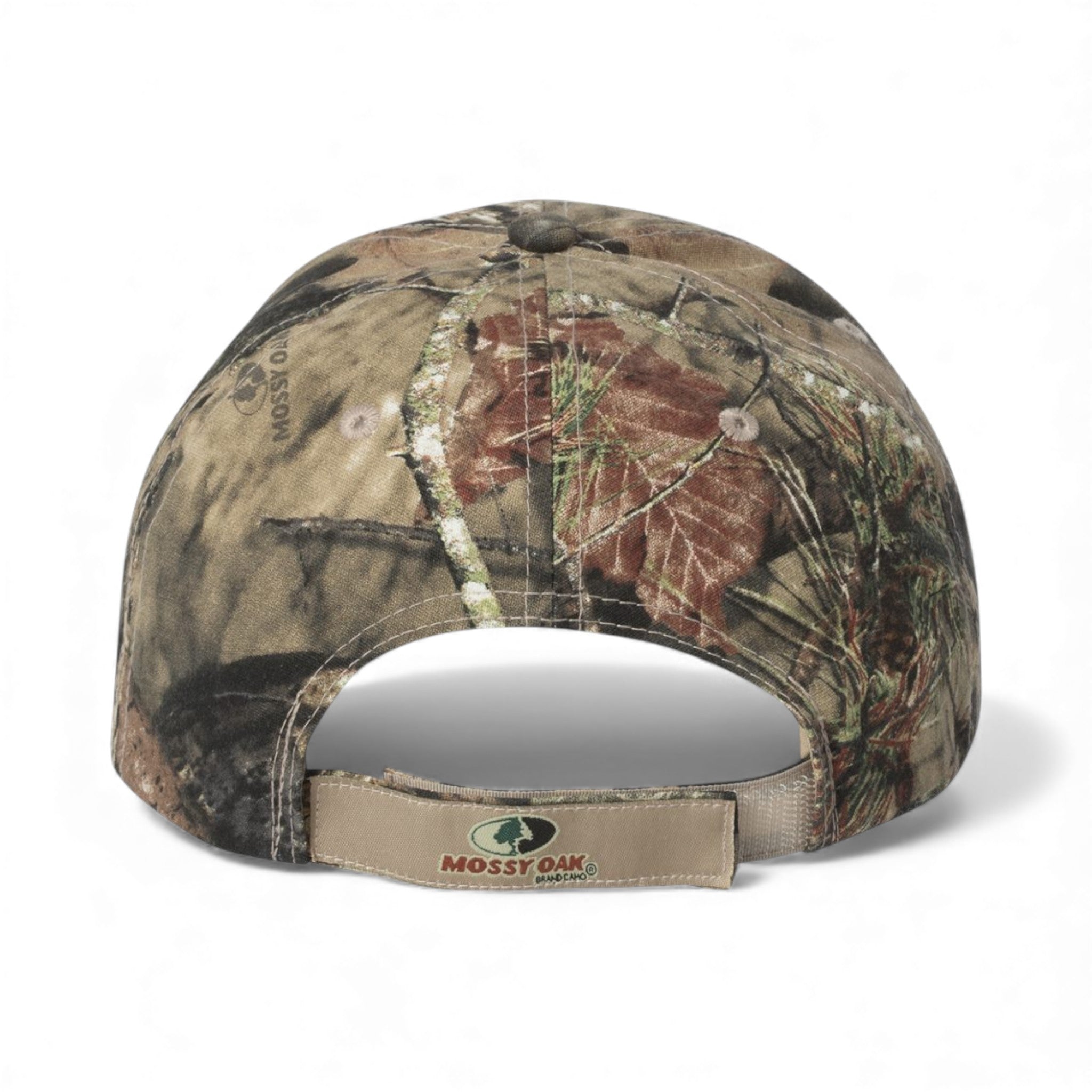 Back view of Kati LC15V custom hat in mossy oak country