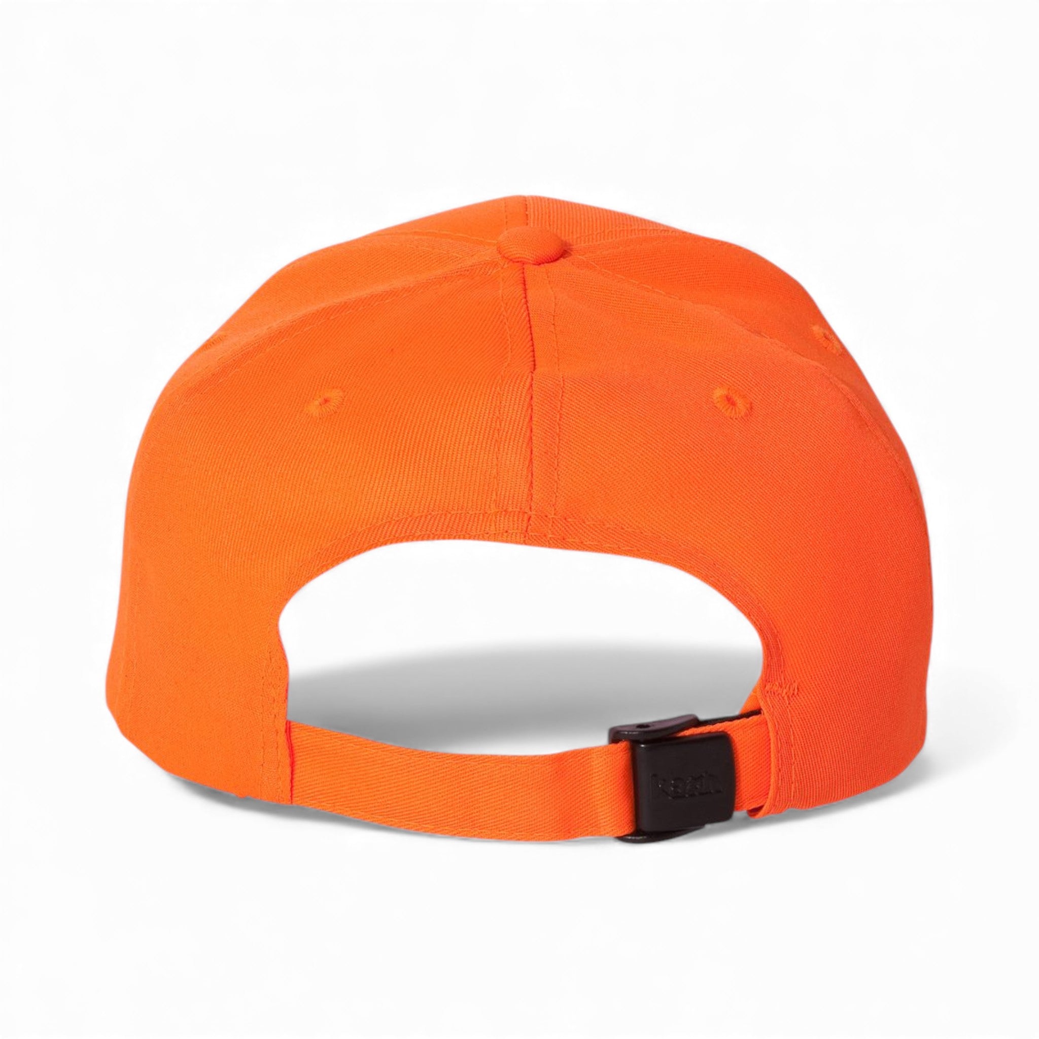 Back view of Kati LC25 custom hat in blaze and realtree hardwoods