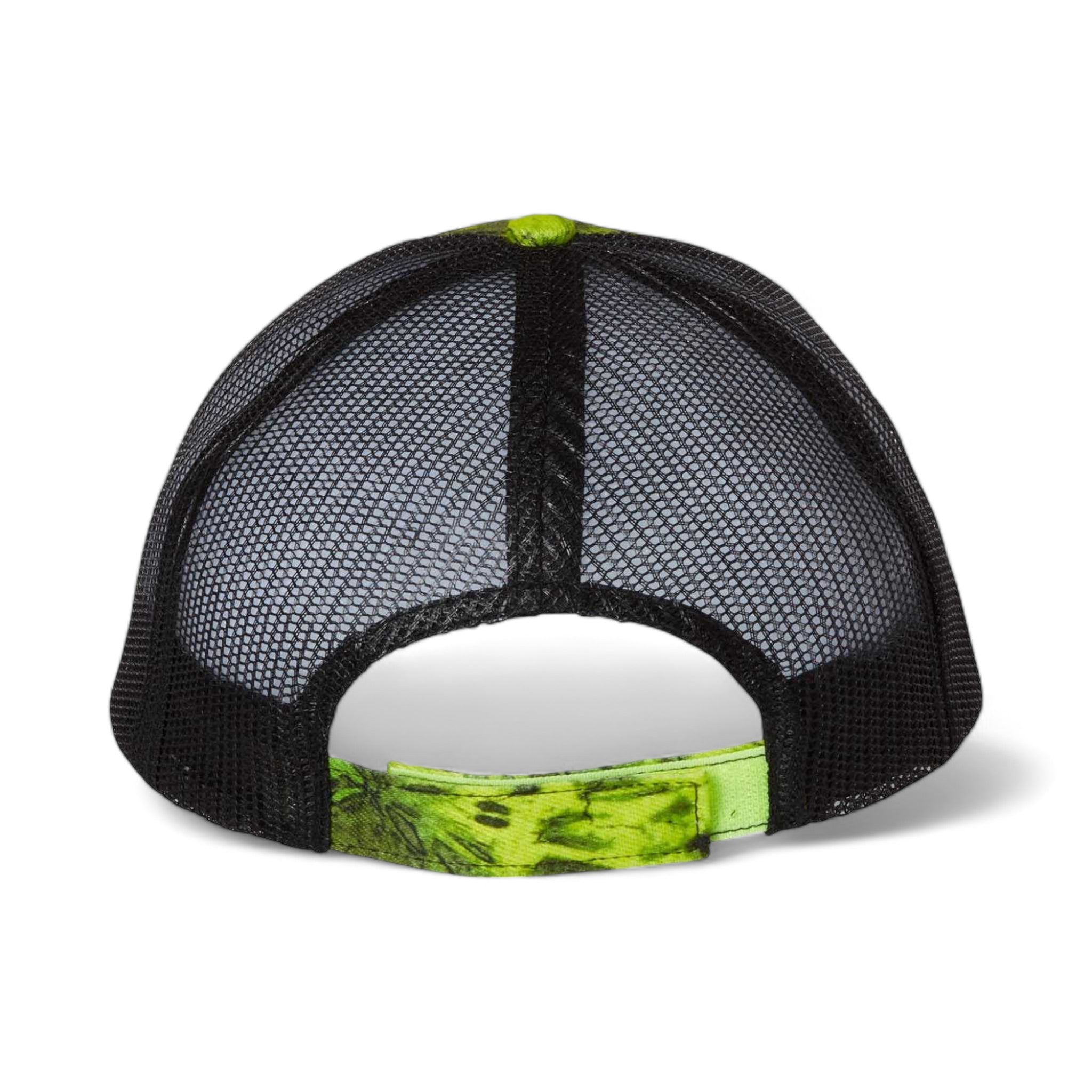 Back view of Kati LC5M custom hat in prym1 voltage yellow and black