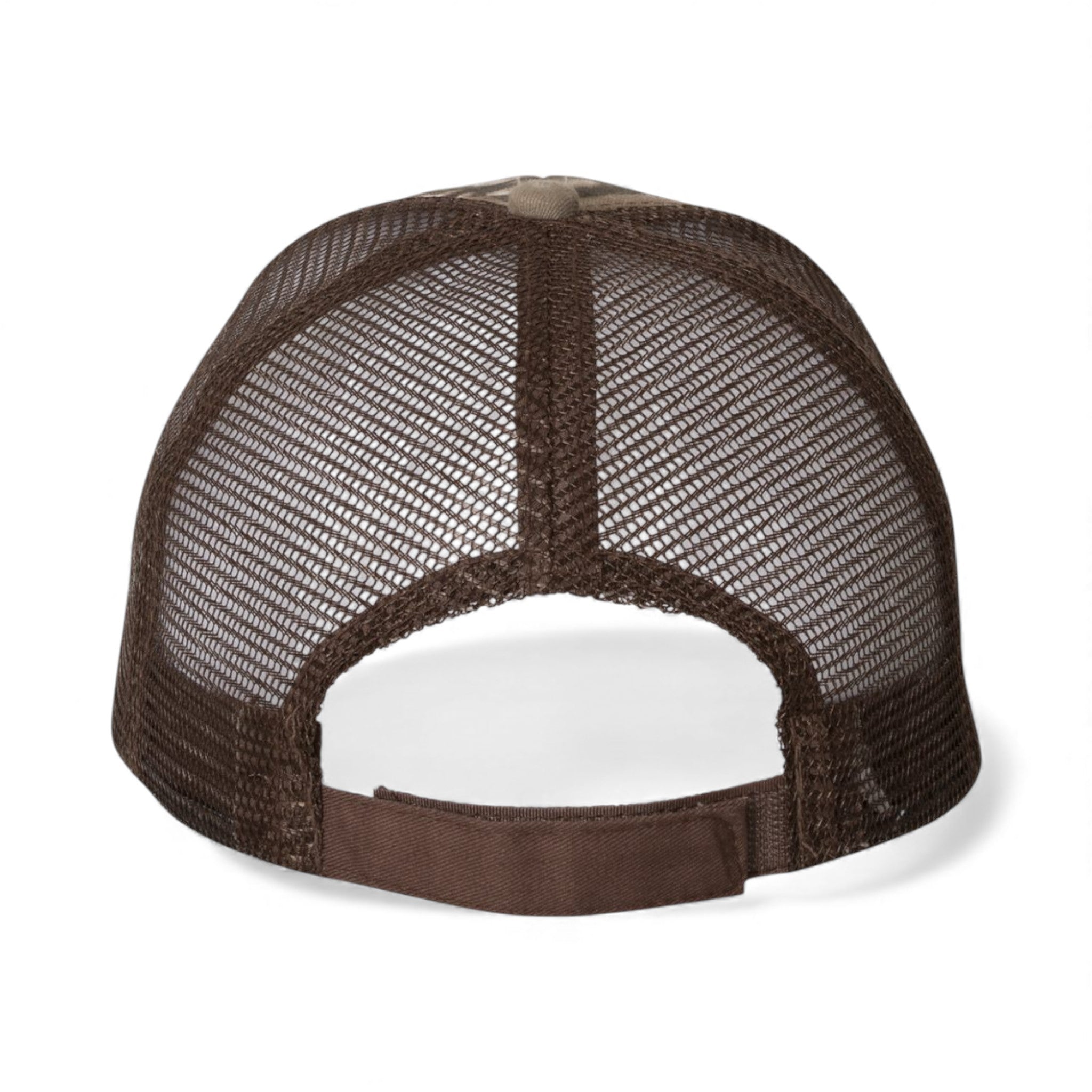 Back view of Kati LC5M custom hat in realtree ap and brown