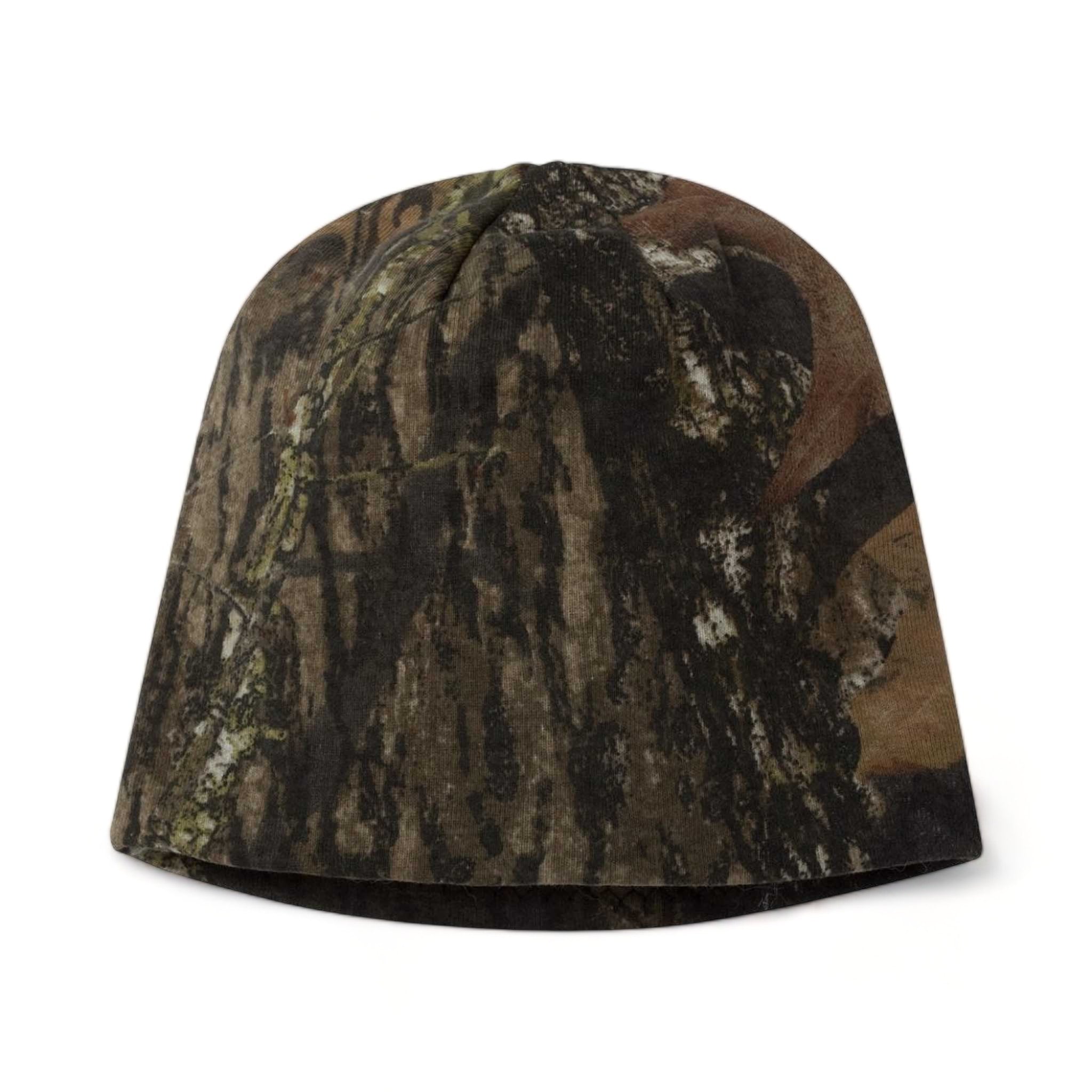 Side view of Kati LCB08 custom hat in mossy oak breakup
