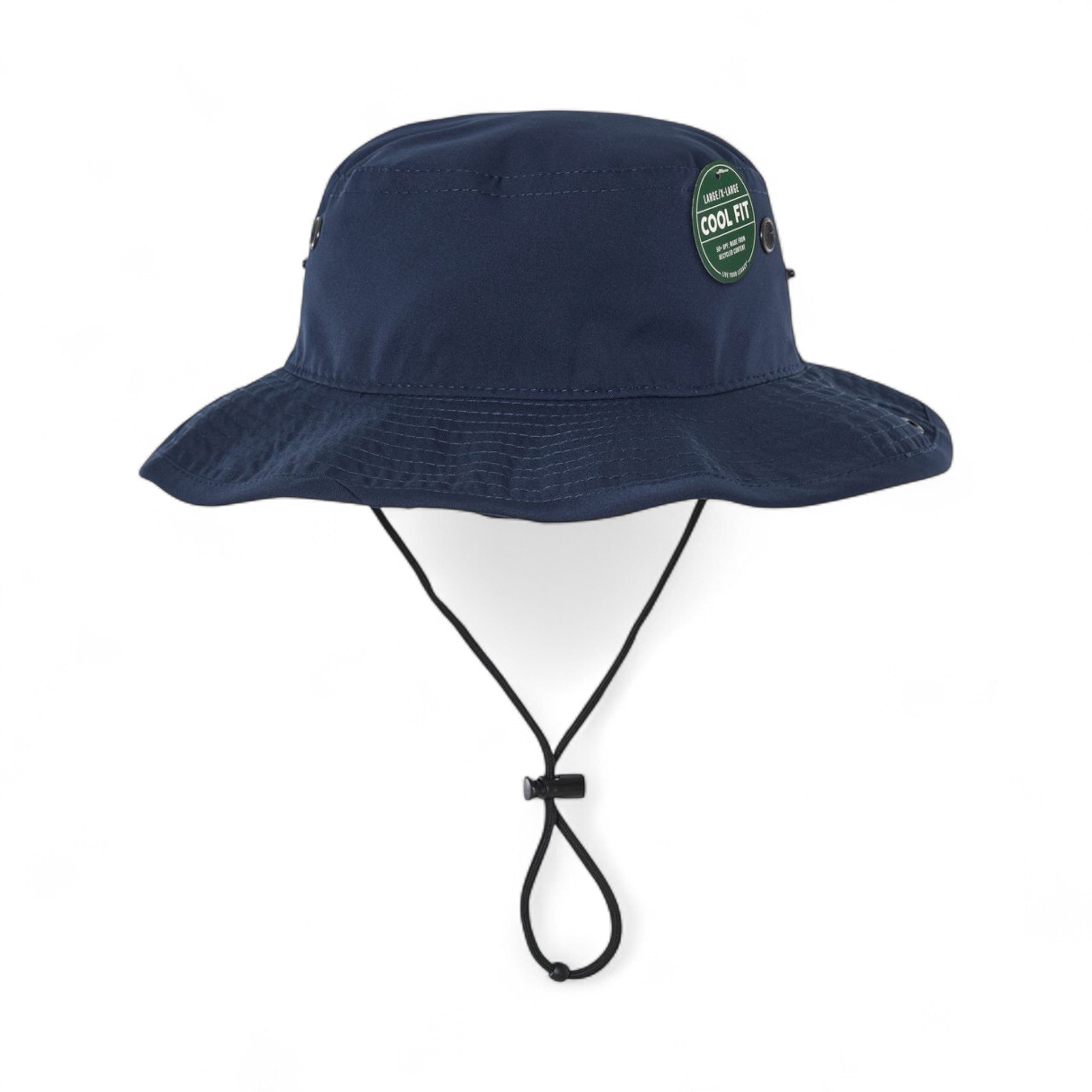 Front view of LEGACY CFB custom hat in navy