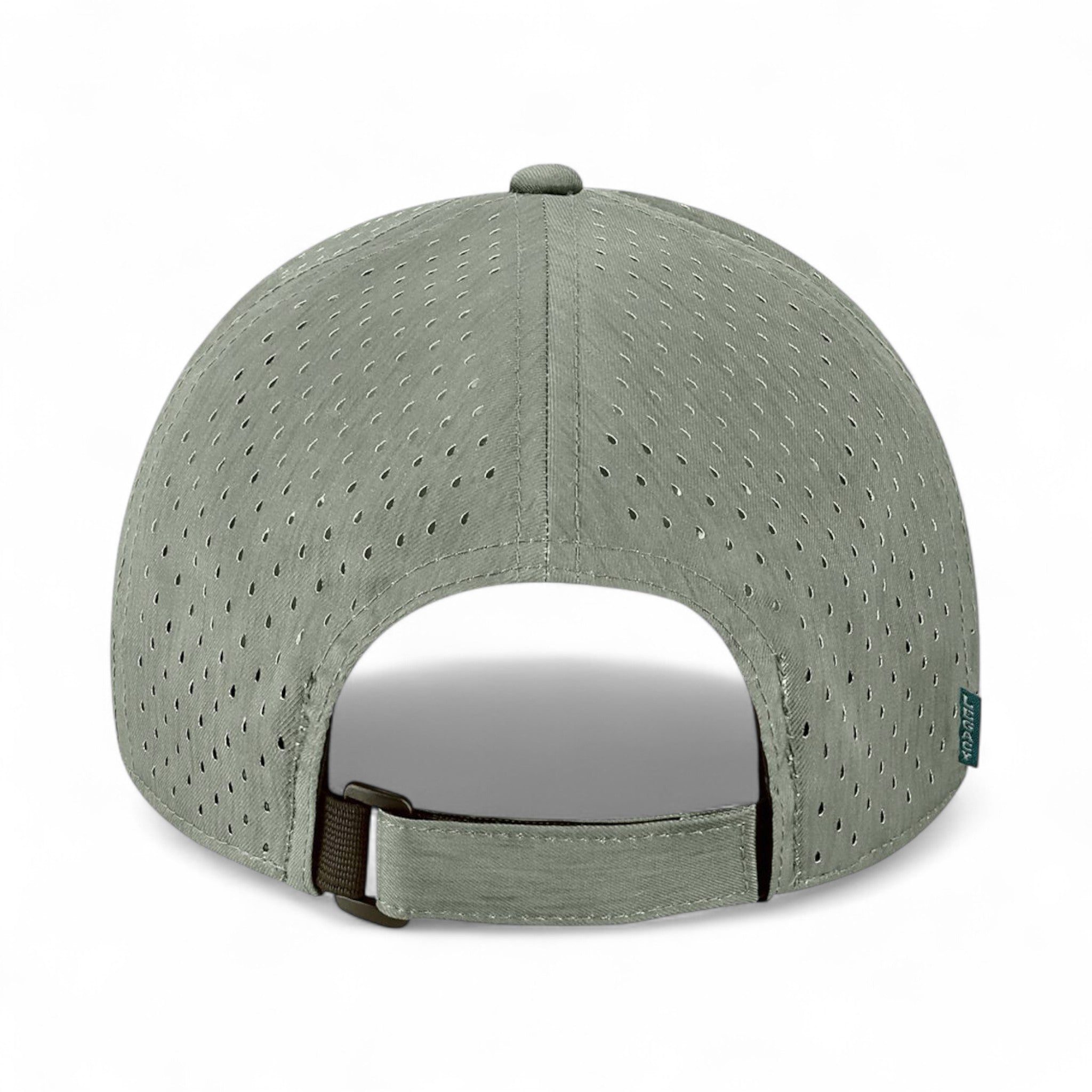 Back view of LEGACY RECS custom hat in eco dark grey