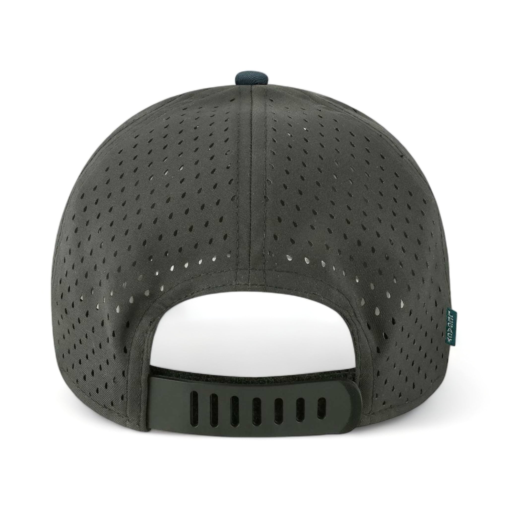 Back view of LEGACY REMPA custom hat in blue camo and black