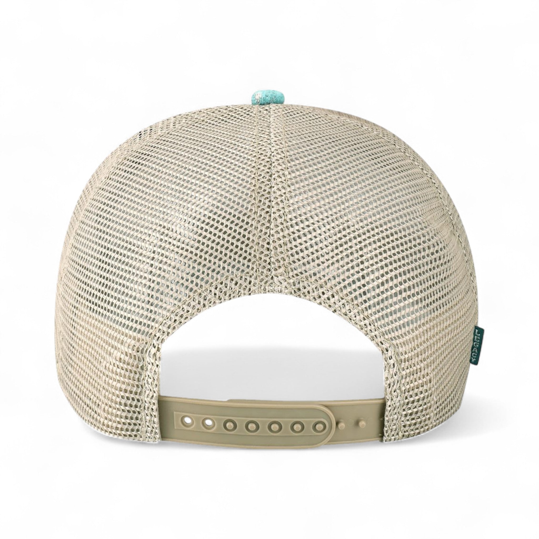 Back view of LEGACY ROADIE custom hat in aztec