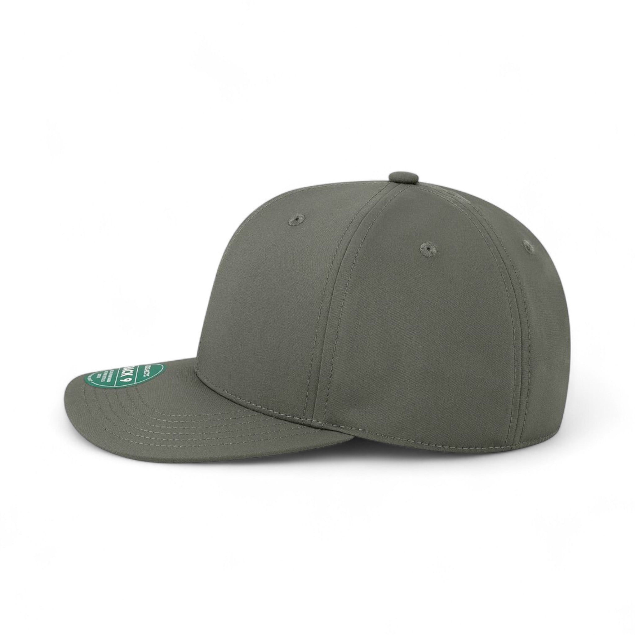 Left side view of Legacy B9A custom hat in dark grey
