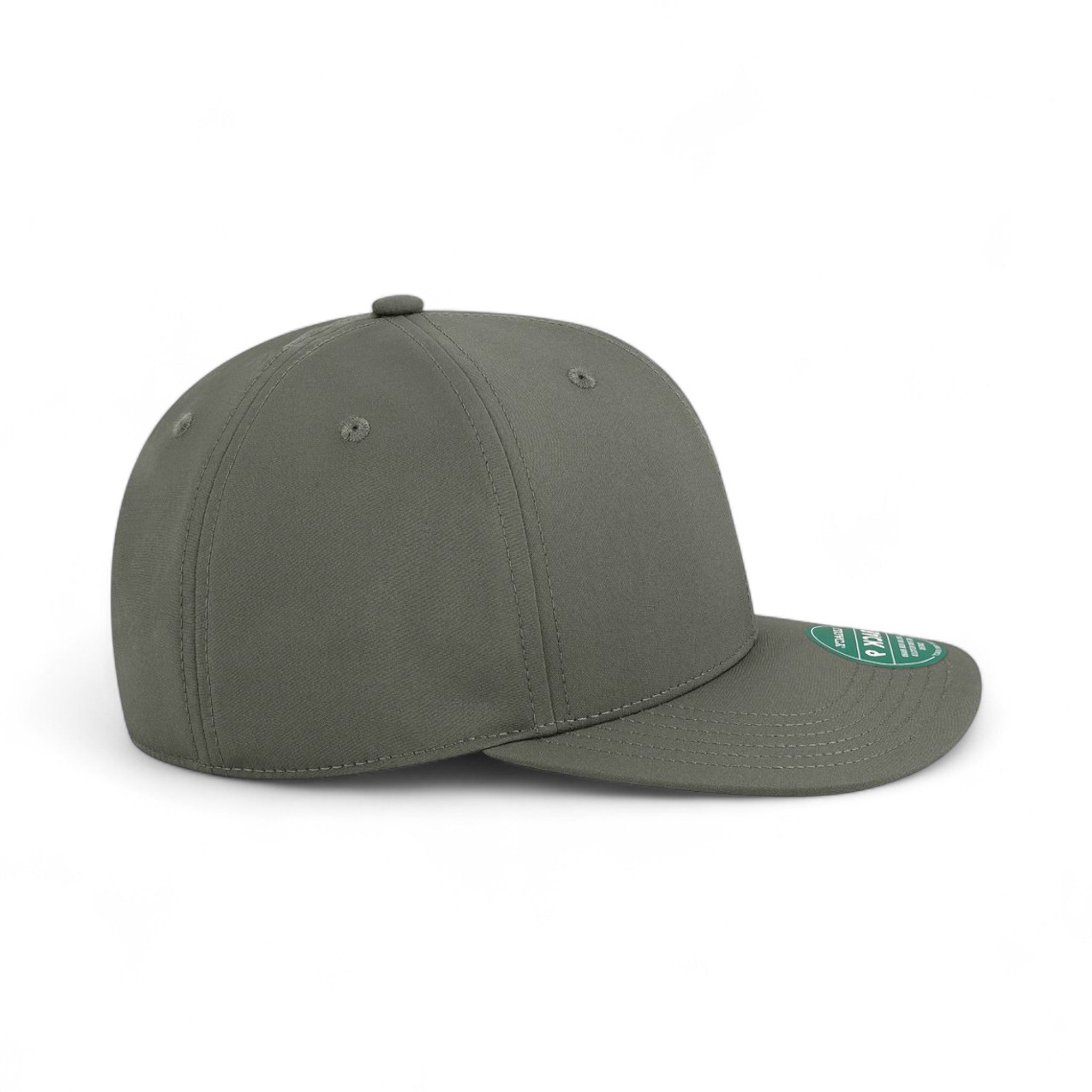 Right side view of Legacy B9A custom hat in dark grey