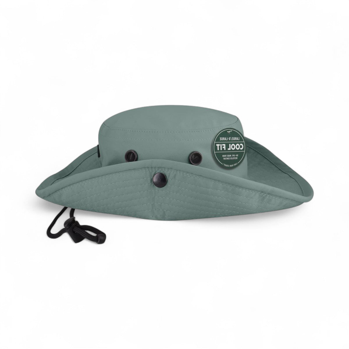 Right side view of Legacy CFB custom hat in blue steel