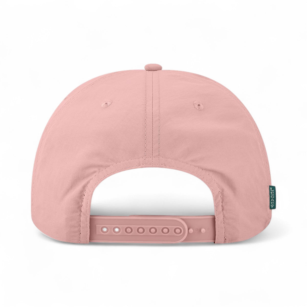 Back view of Legacy CHILL custom hat in dusty rose