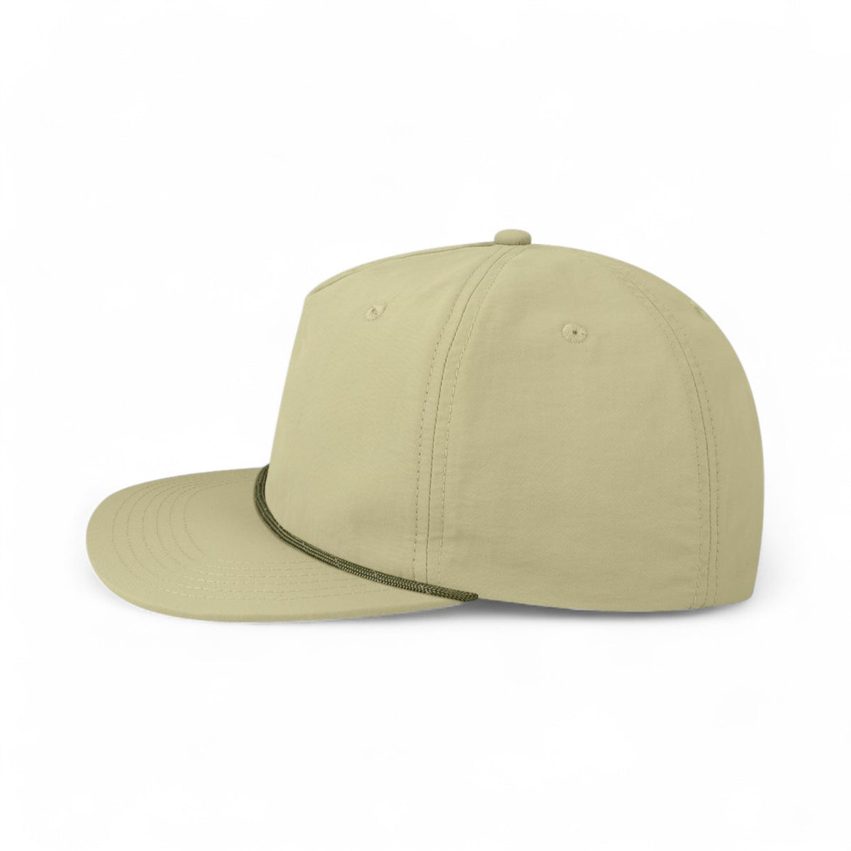 Left side view of Legacy CHILL custom hat in light sage