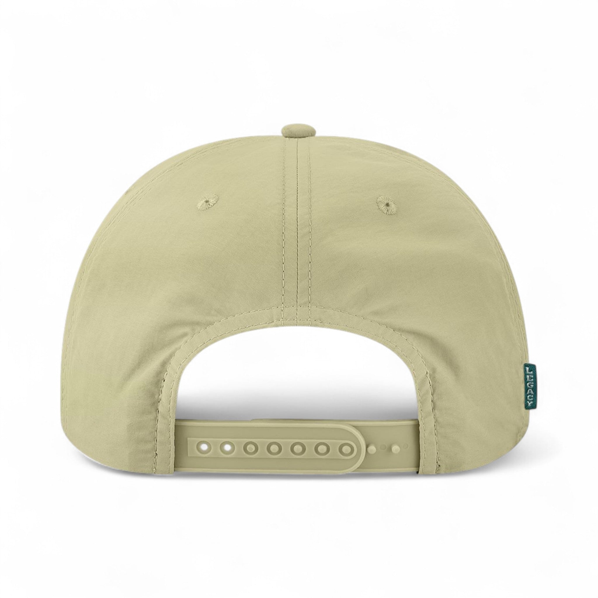 Back view of Legacy CHILL custom hat in light sage